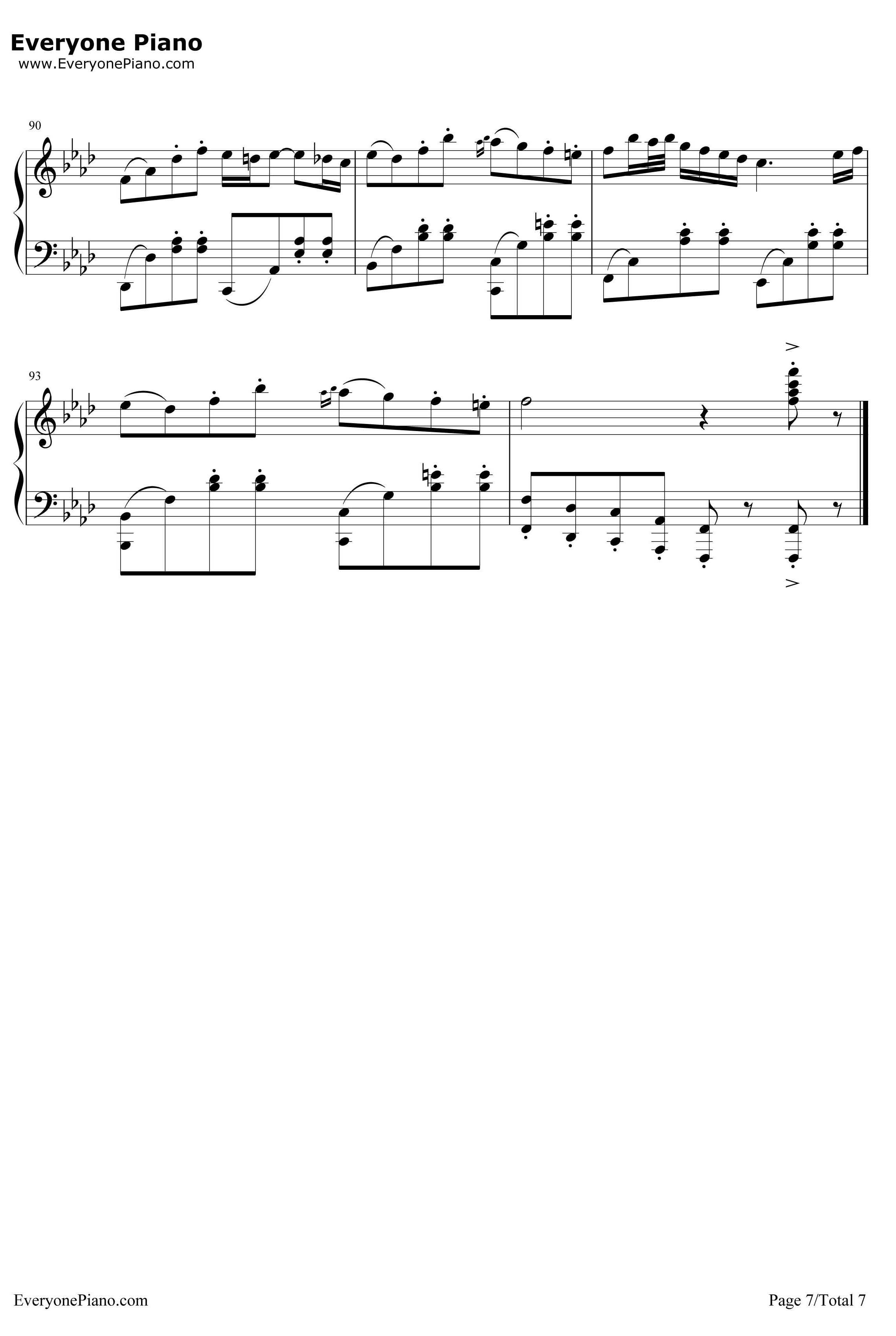 君往何处钢琴谱-M2U-QuoVadis-节奏大师精选曲目7