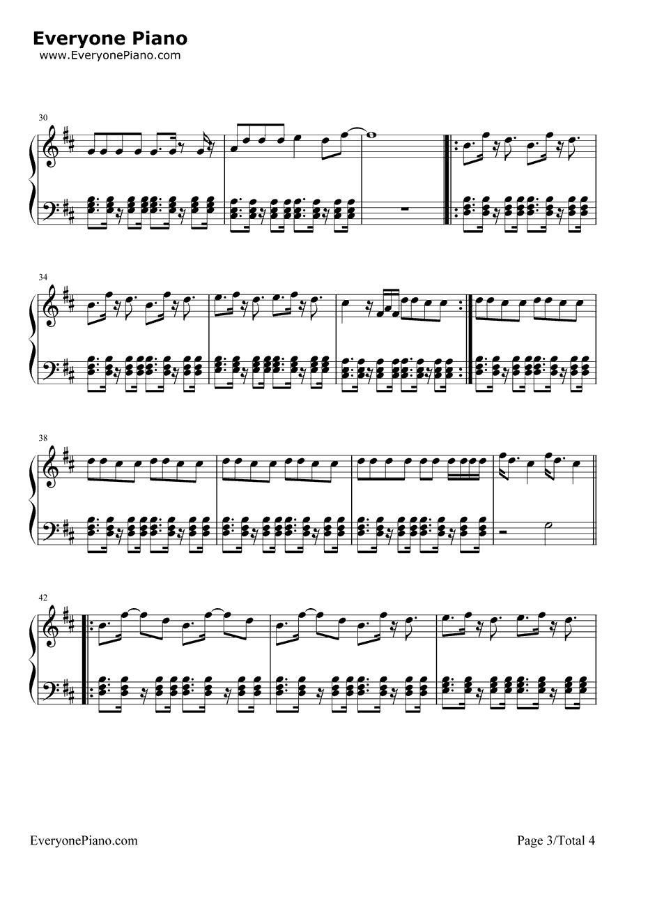 Mr.Saxobeat钢琴谱-AlexandraStan3