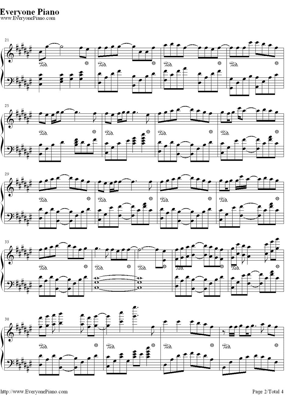 バズル钢琴谱-初音ミク初音未来2