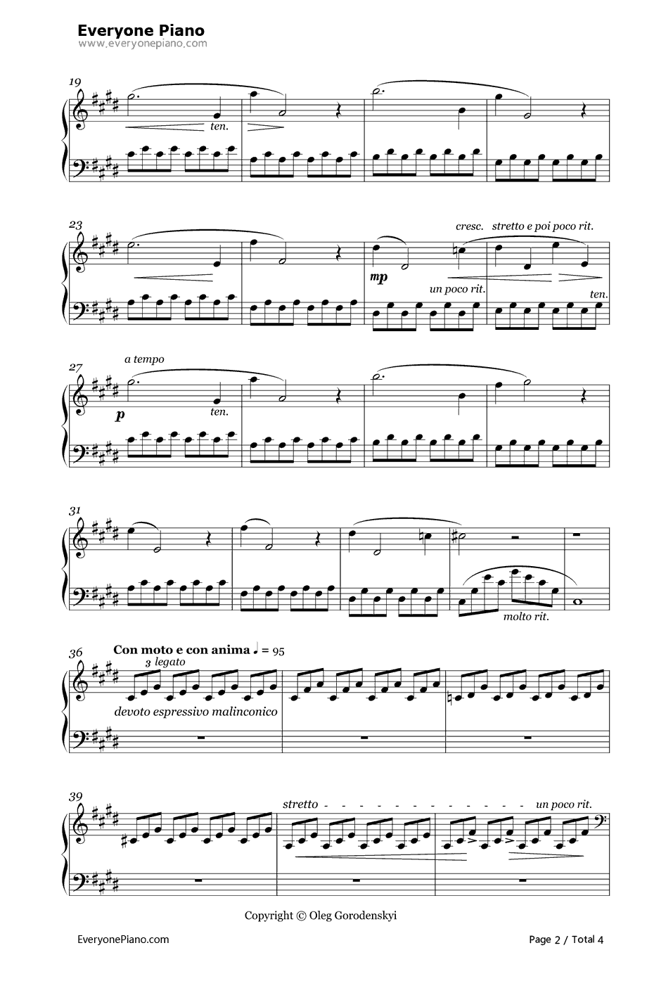 Prelude pour grand钢琴谱-OlegGorodenskyi-mère2