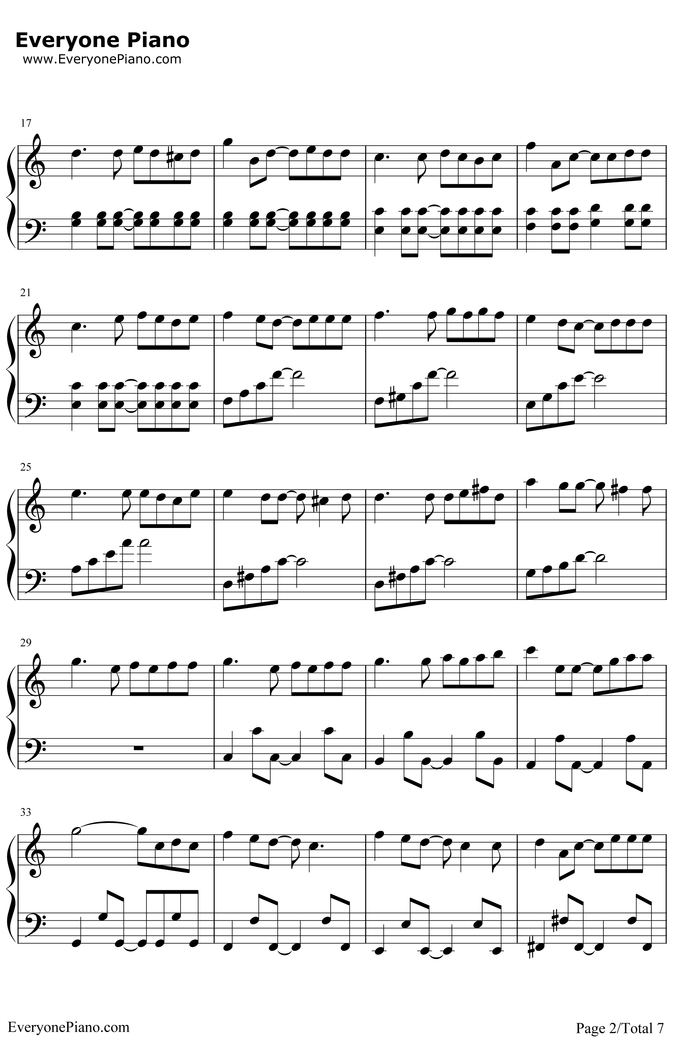 幻化成风（風になる）钢琴谱-辻亚弥乃-《猫的报恩》结尾曲2