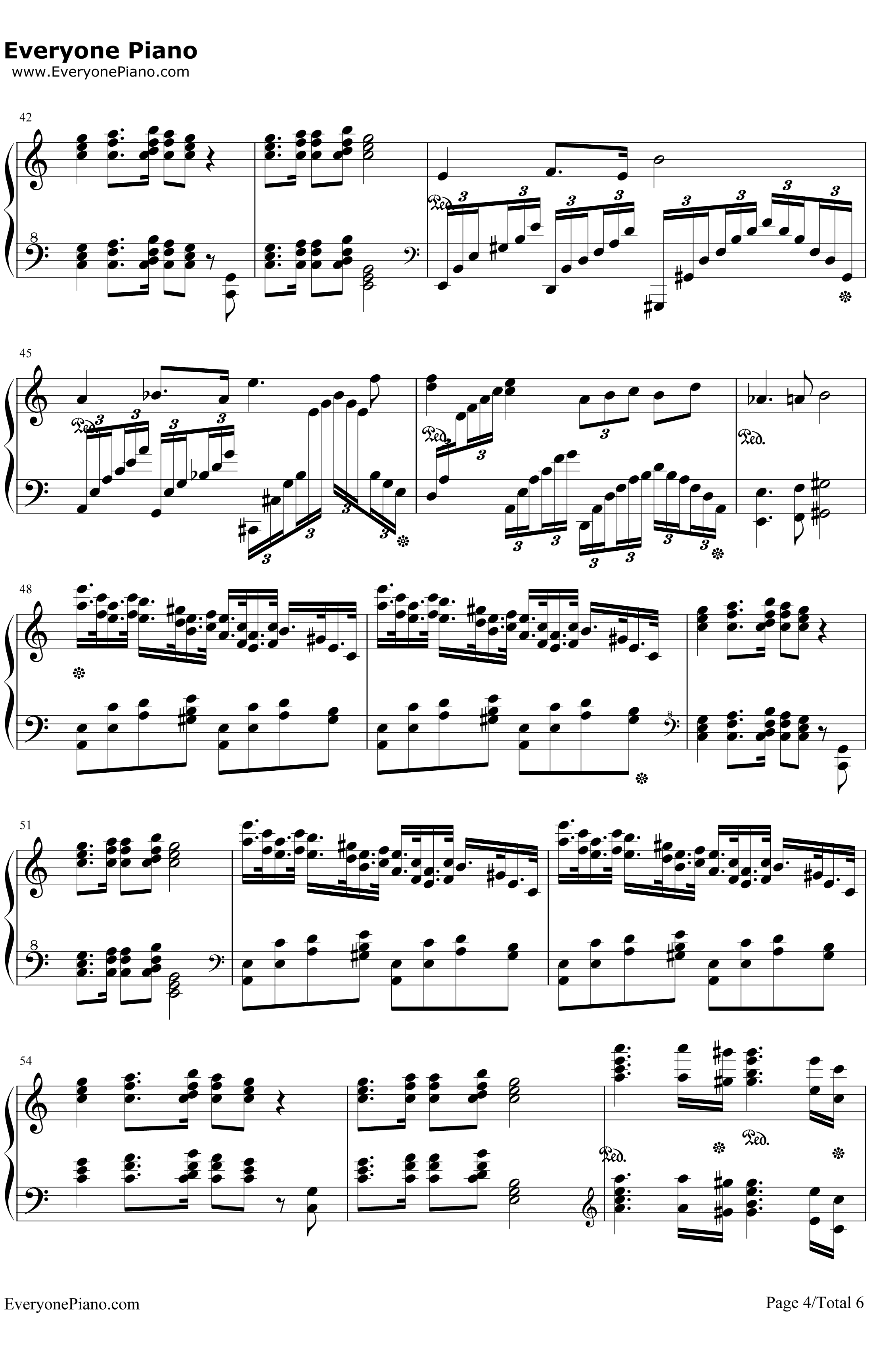 葛里格钢琴协奏曲钢琴谱-马克西姆4