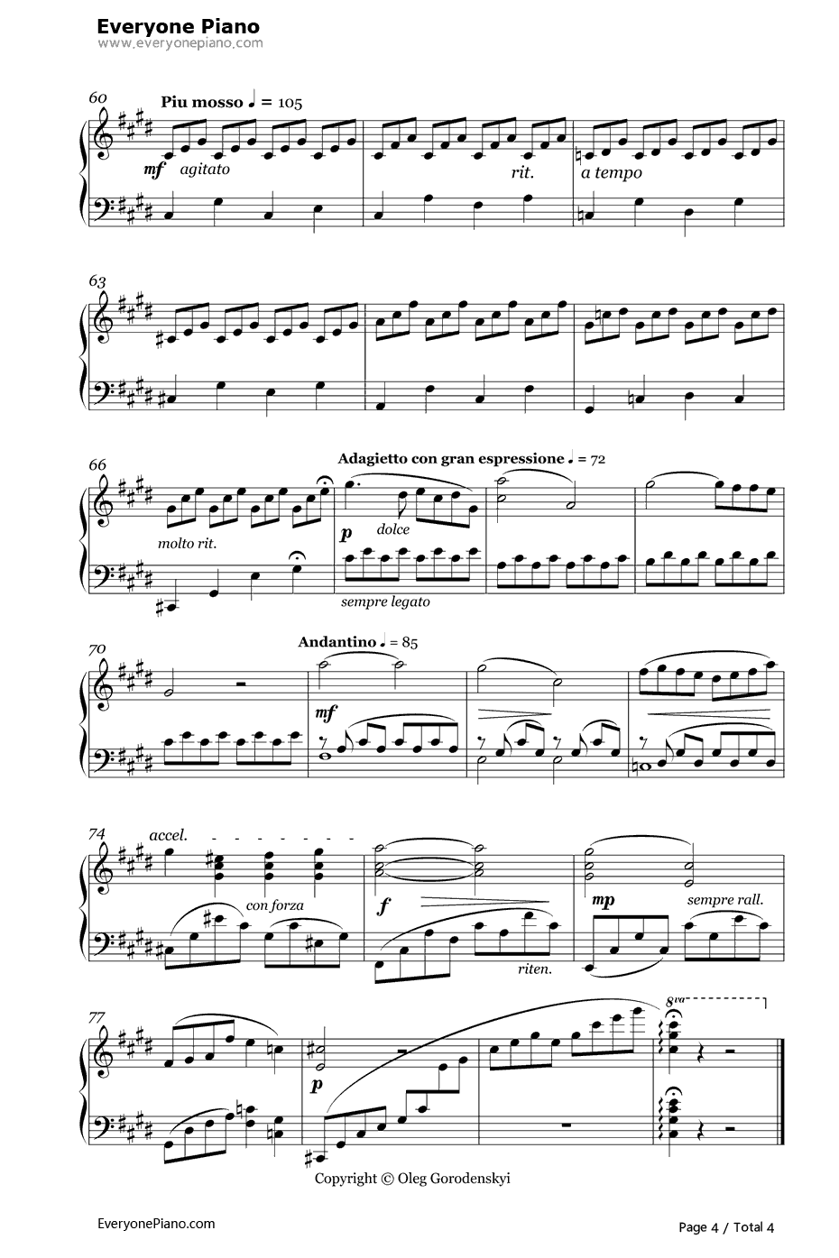Prelude pour grand钢琴谱-OlegGorodenskyi-mère4