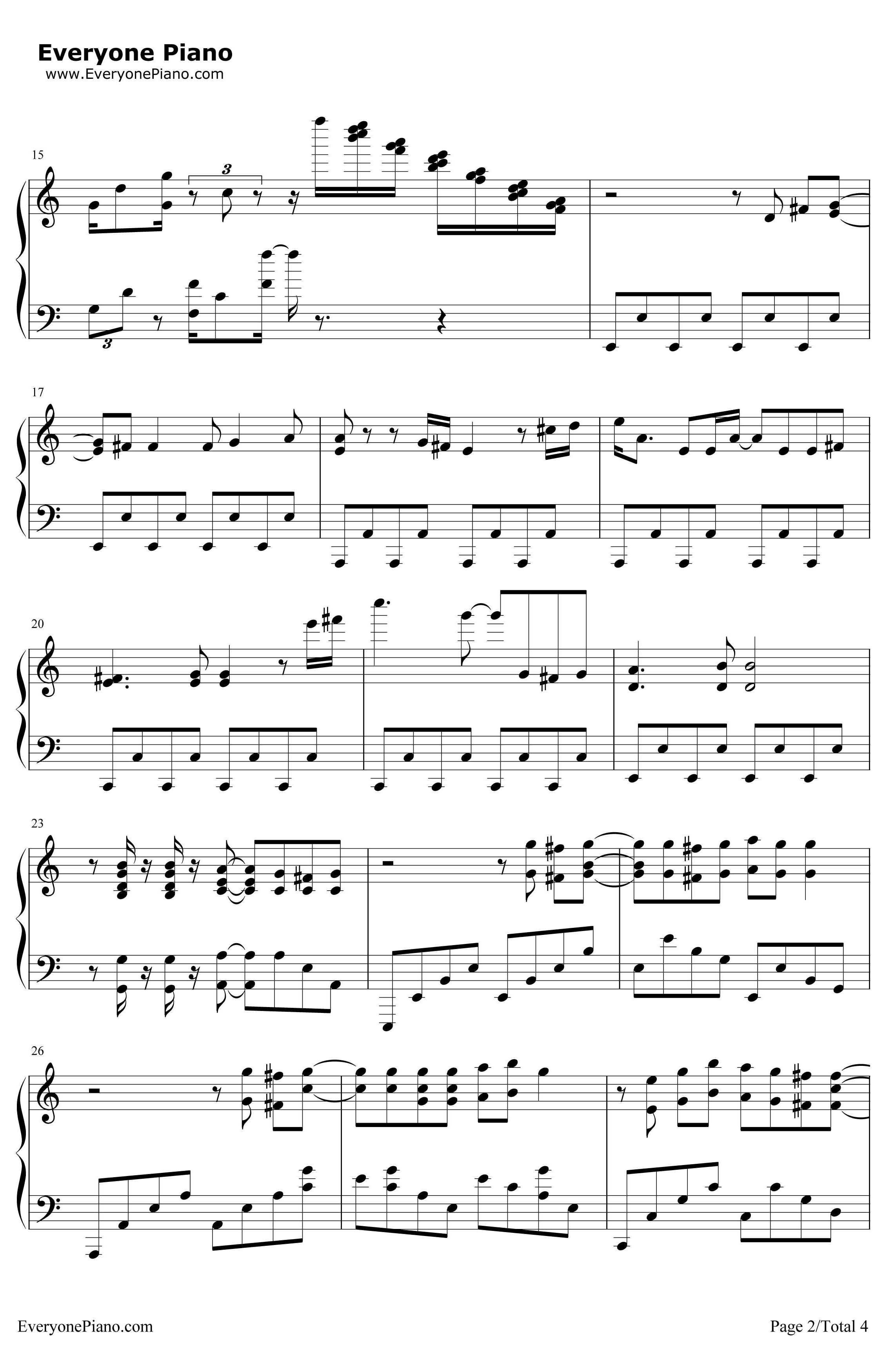 UNISONIA钢琴谱-TRUE-BuddyComplexOP2