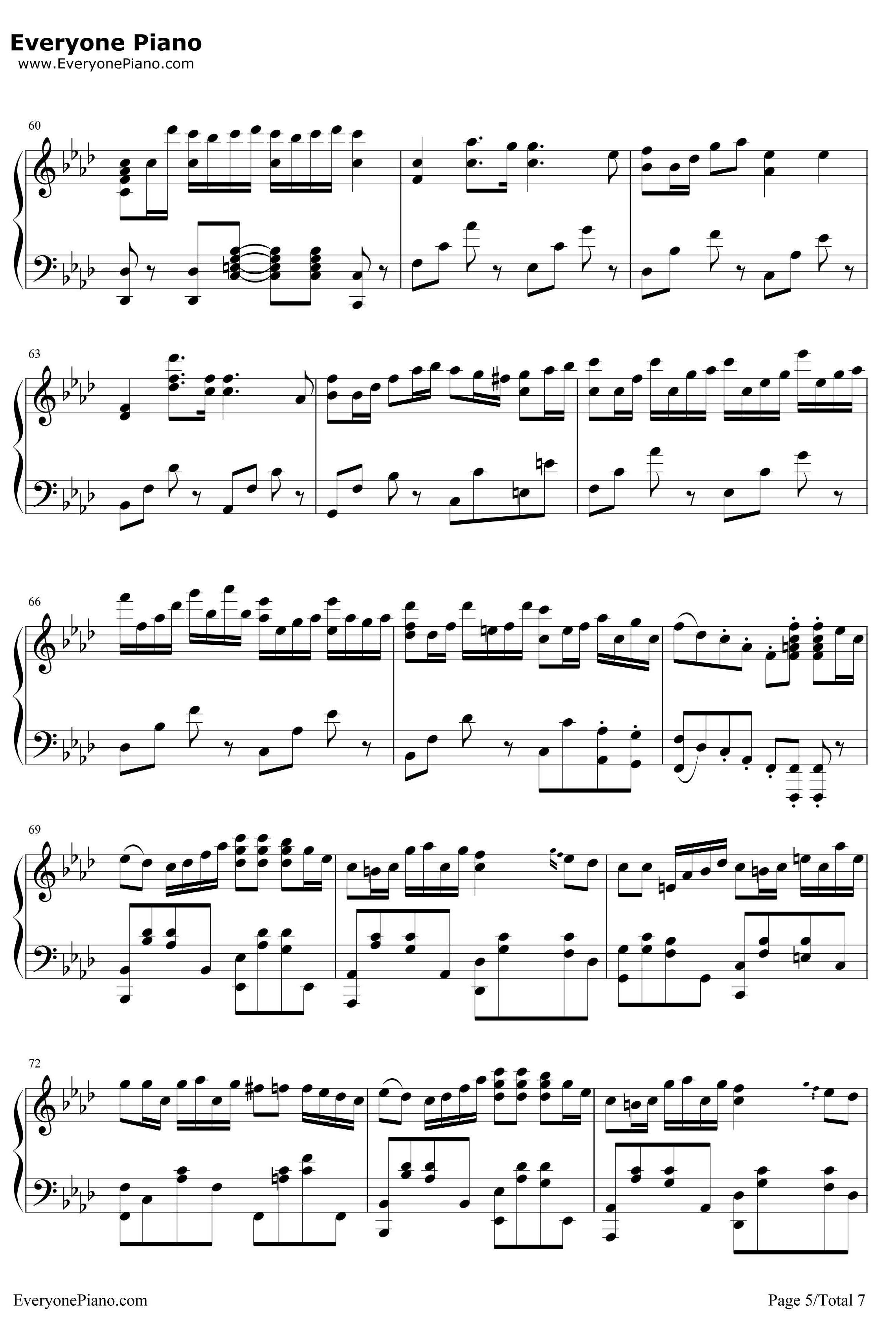 君往何处钢琴谱-M2U-QuoVadis-节奏大师精选曲目5