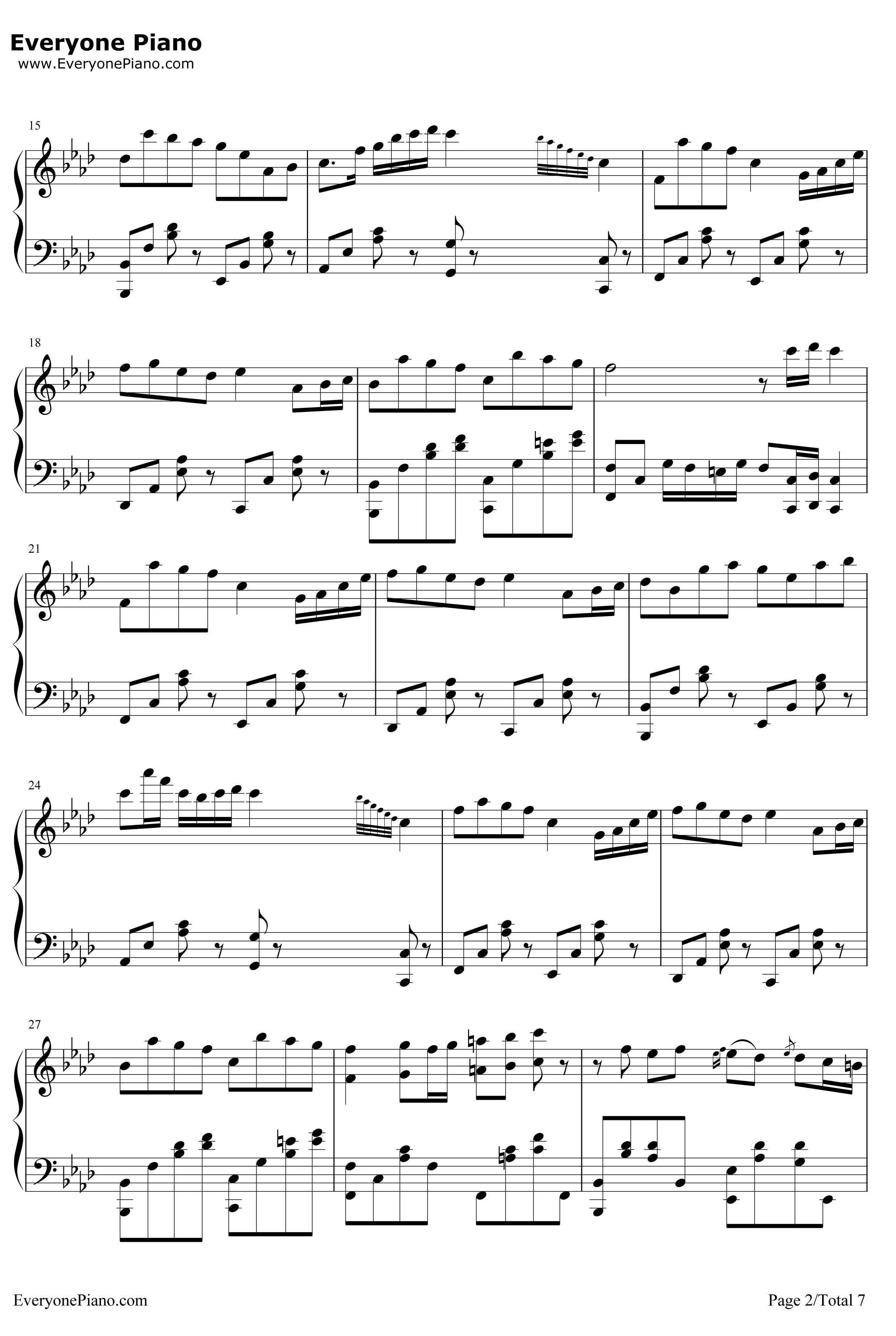 君往何处钢琴谱-M2U-QuoVadis-节奏大师精选曲目2