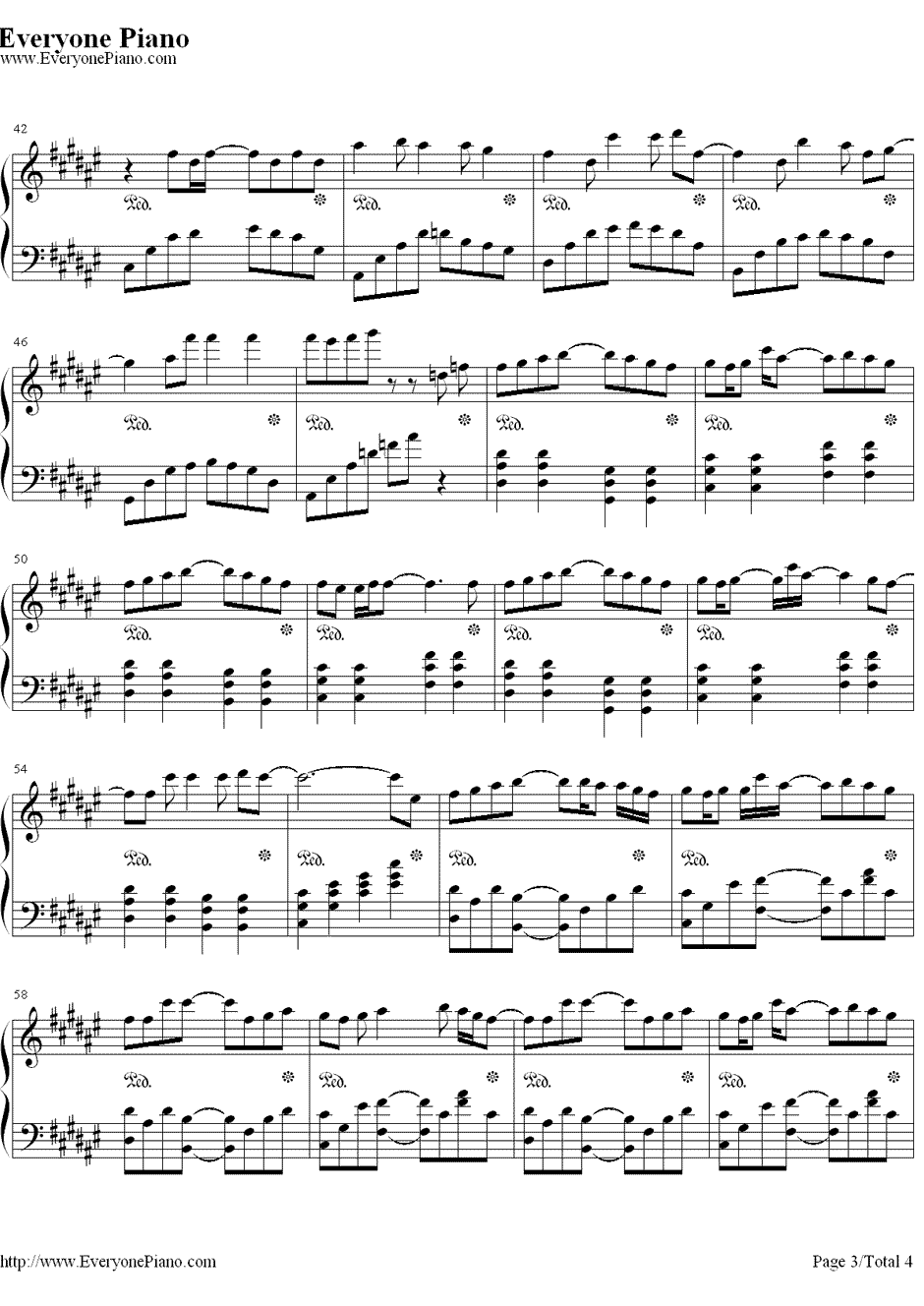 バズル钢琴谱-初音ミク初音未来3