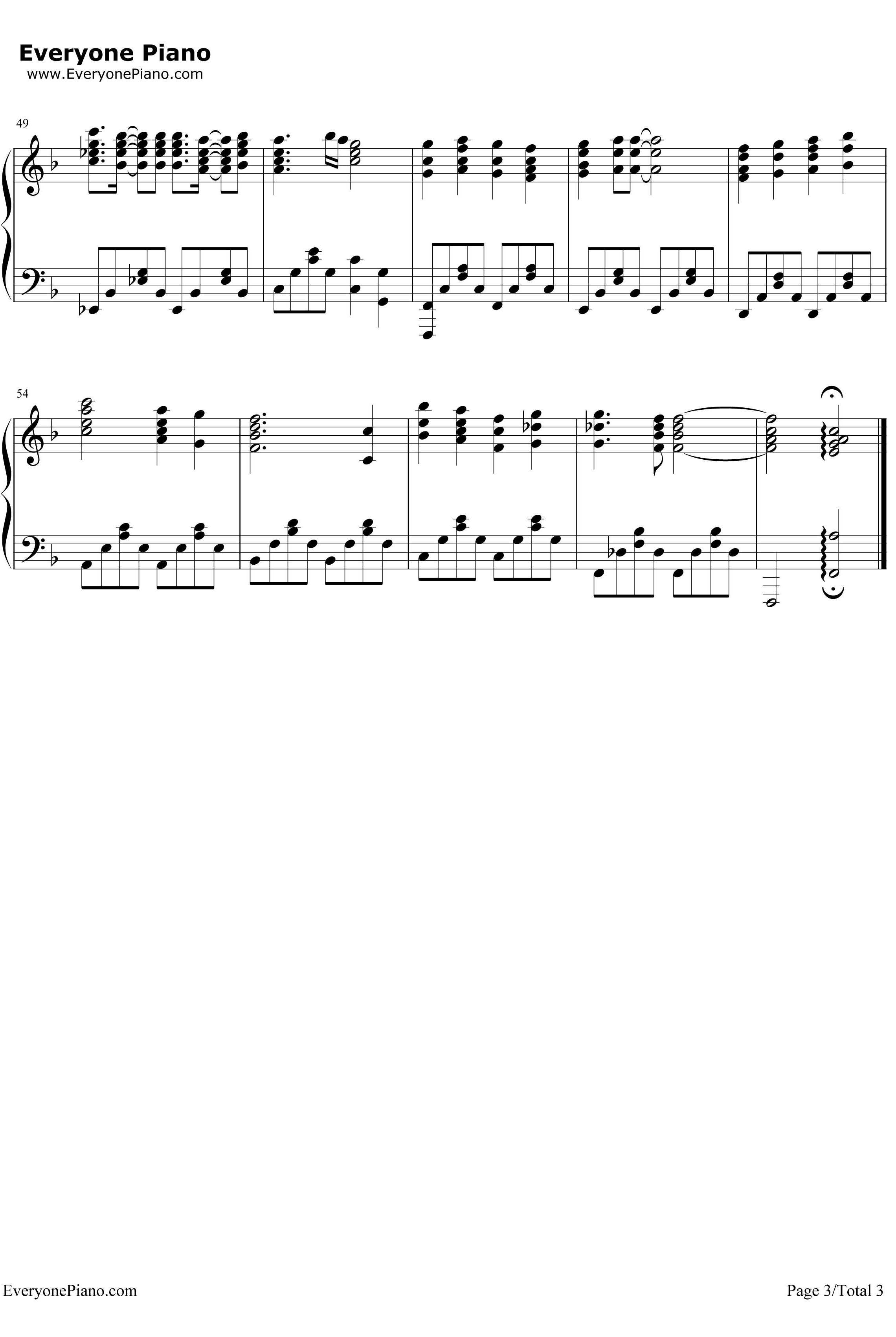 七色シンフォニー钢琴谱-KoalaMode-四月是你的谎言OP23
