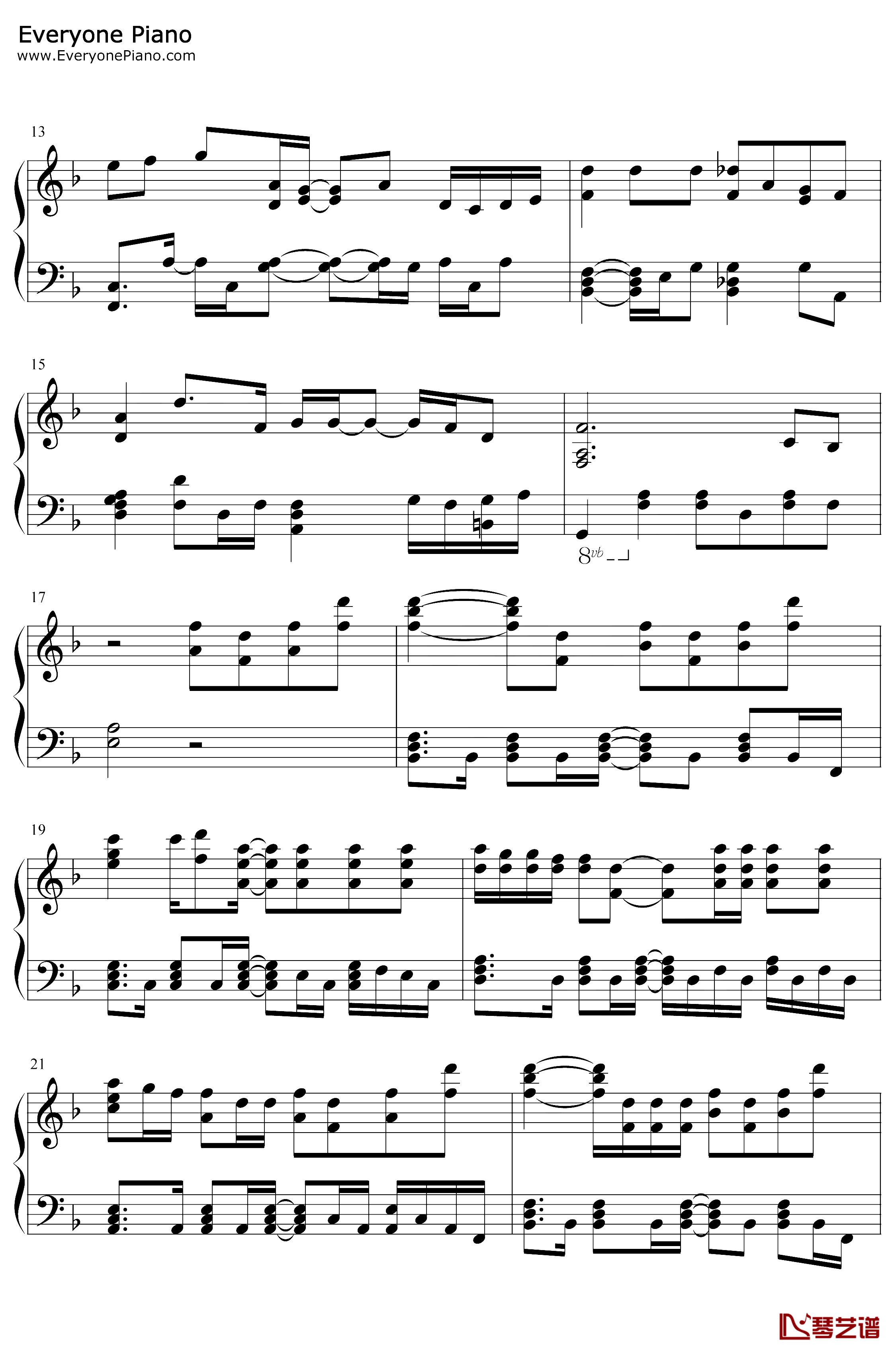 モラトリアム钢琴谱-Omoinotake-鸣鸟不飞乌云密布主题曲2