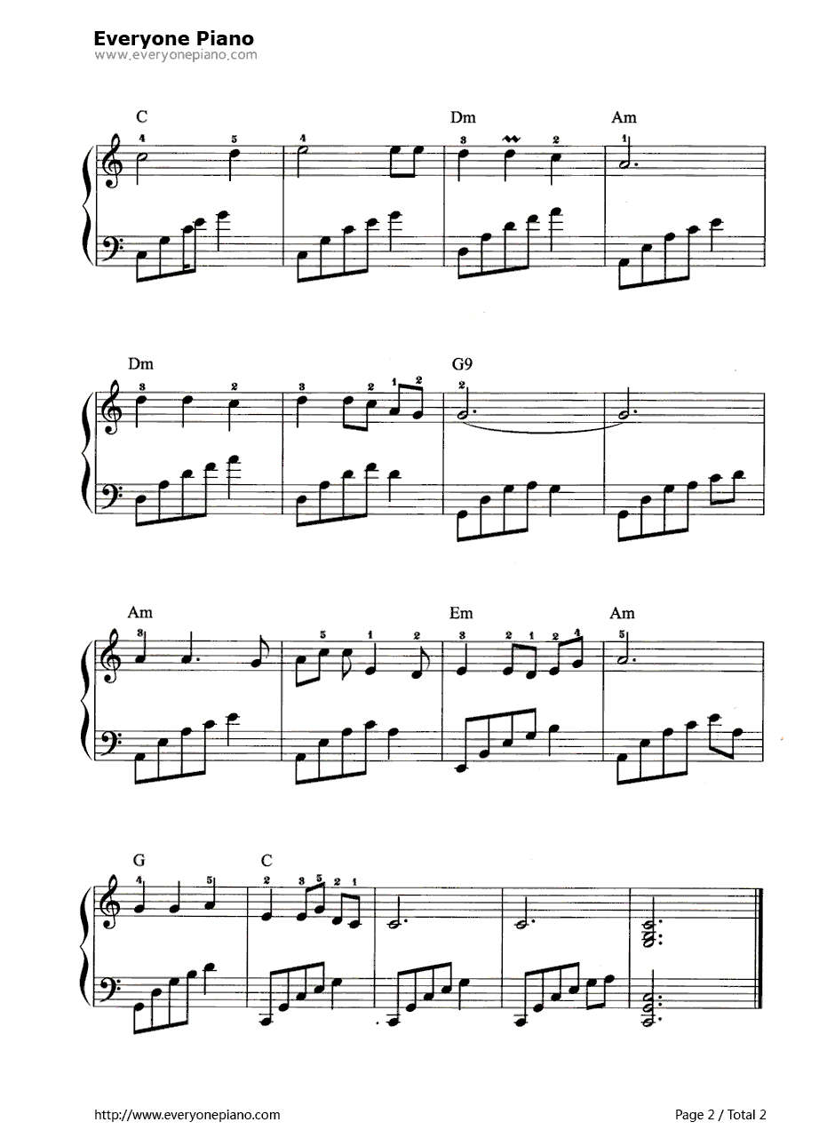 沈阳钢琴谱2