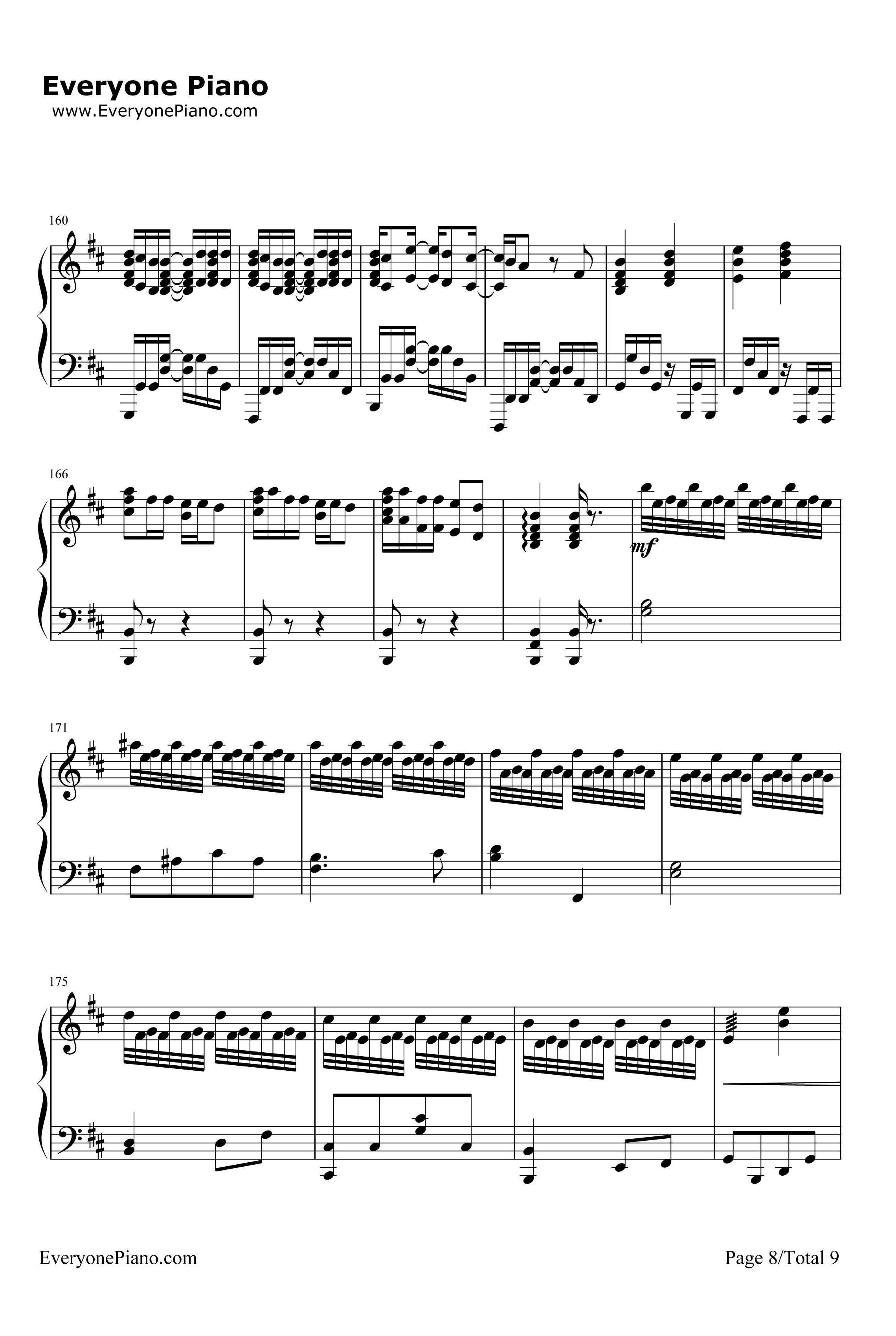 セツナドライブ钢琴谱-IA8