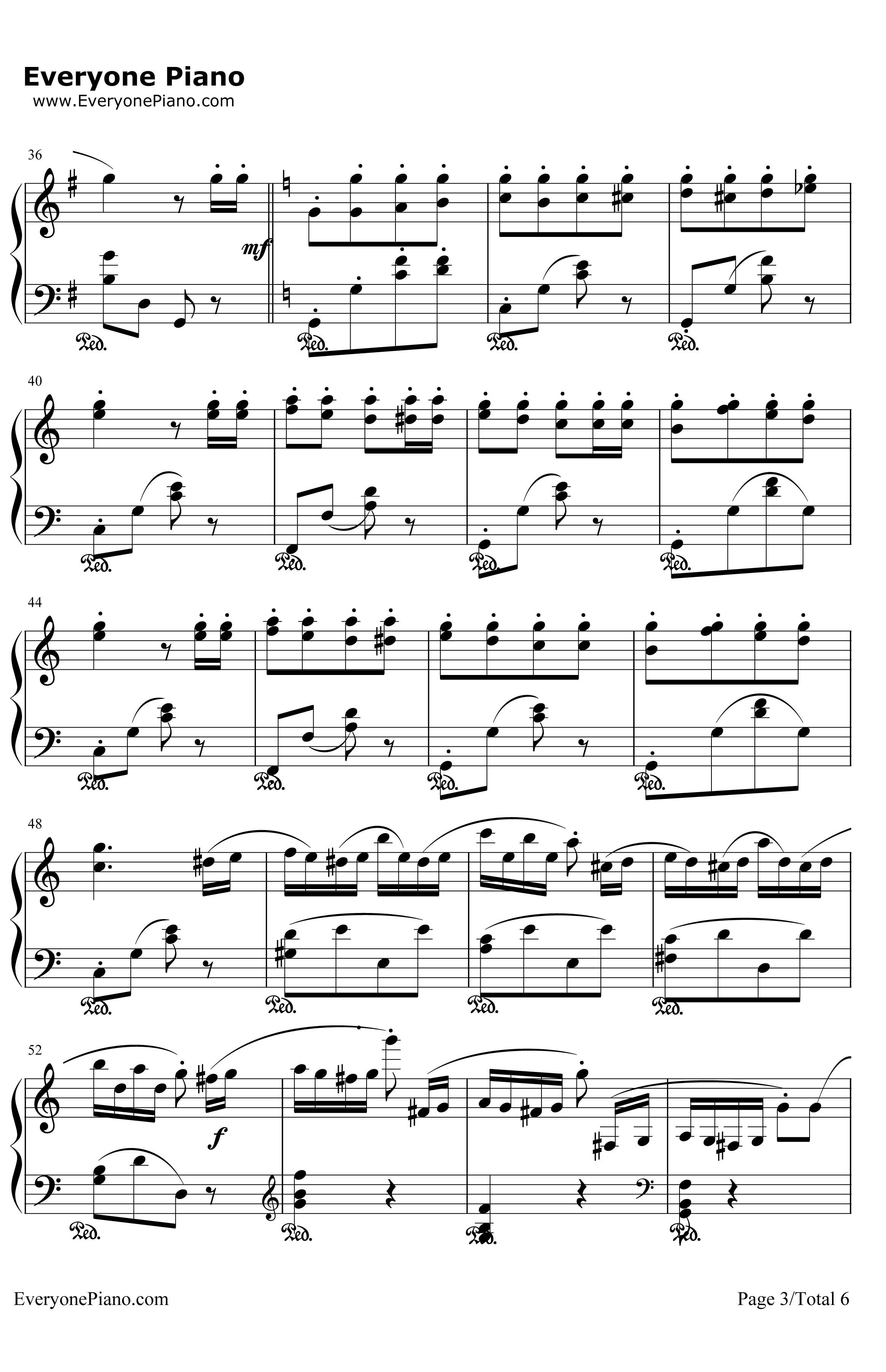 喷泉钢琴谱-卡尔博姆3