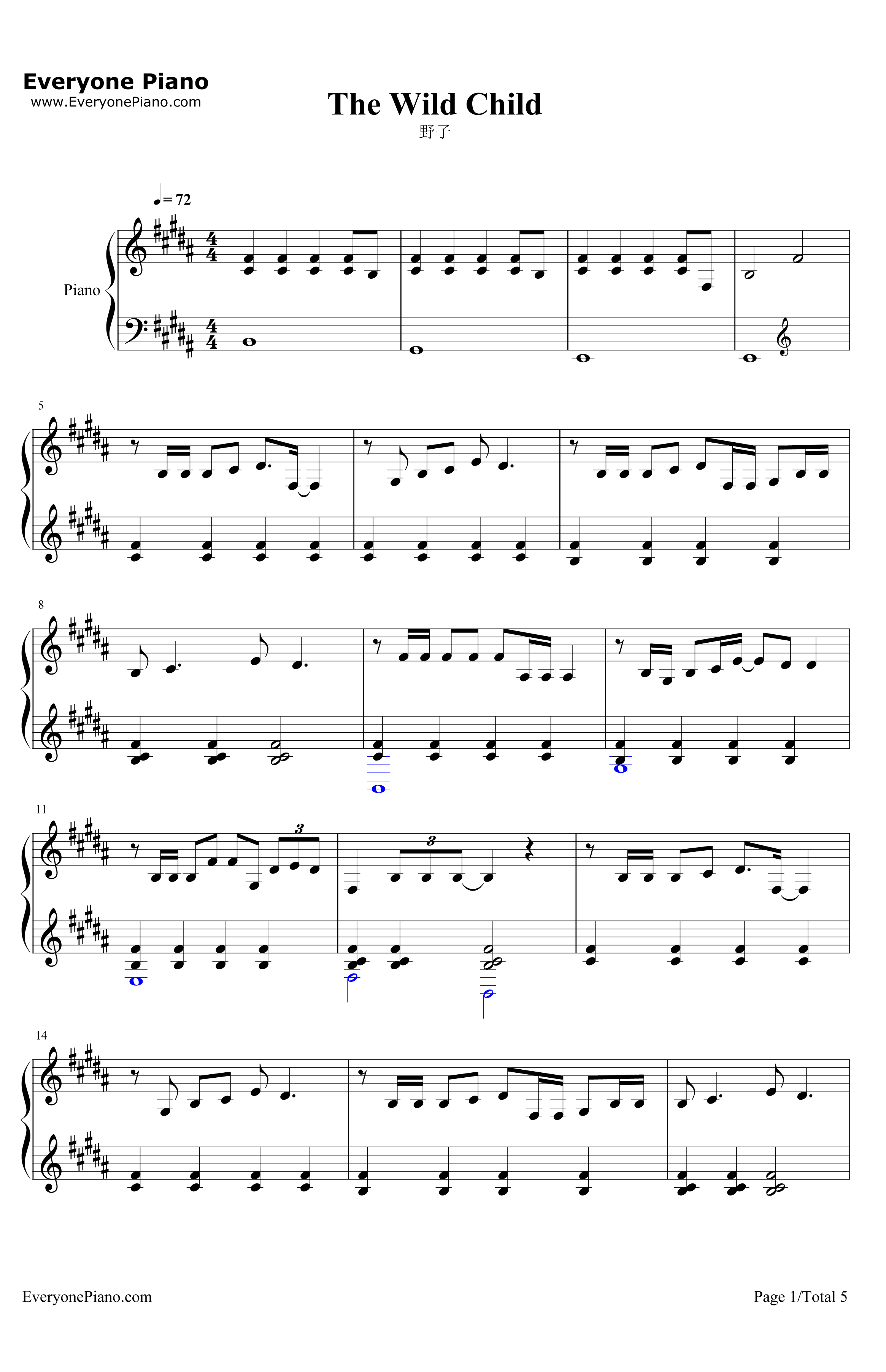 野子钢琴谱-苏运莹1