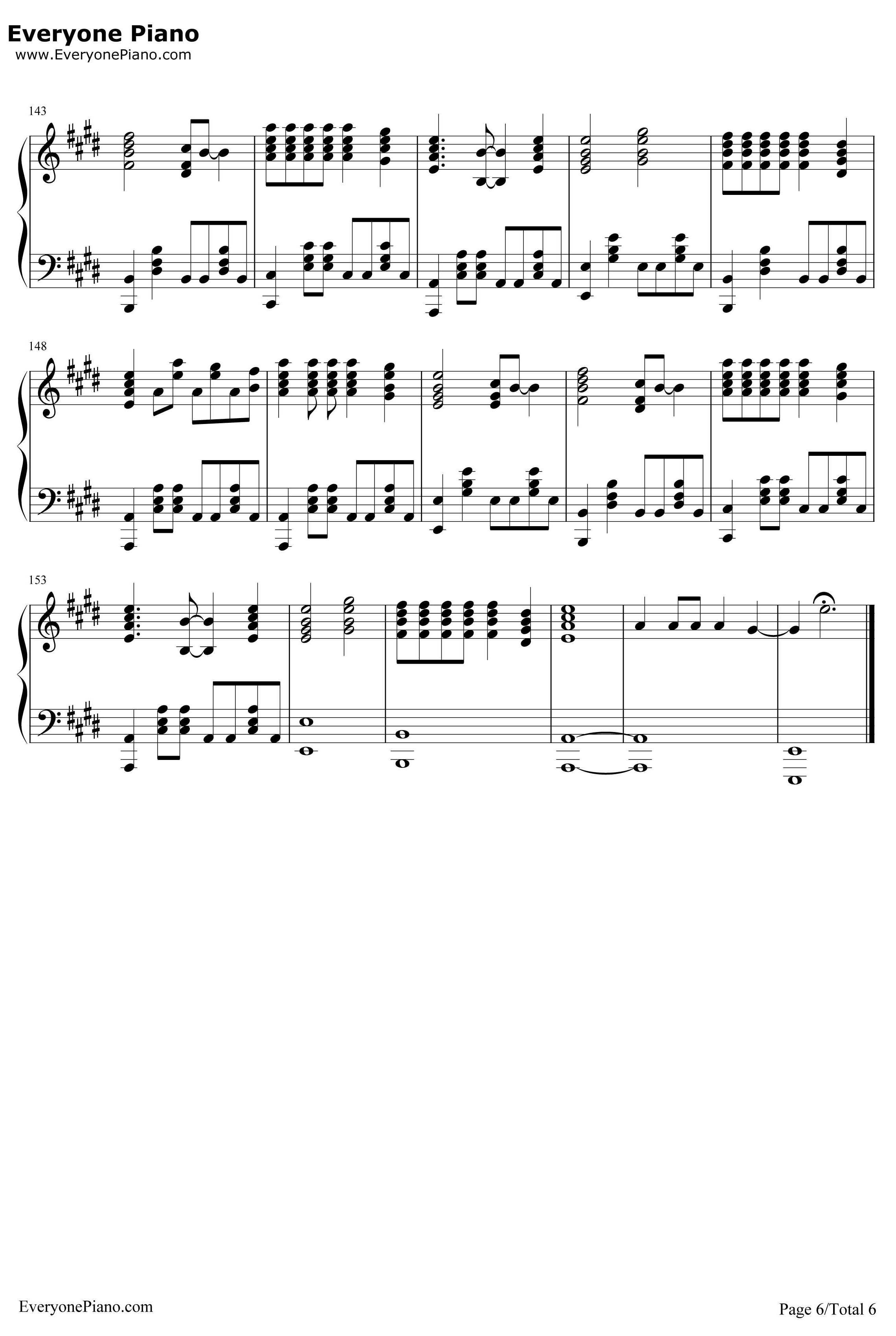 Mean钢琴谱-TaylorSwift6