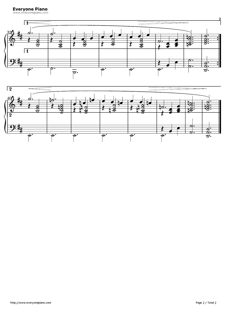 Gymnopédie No.1钢琴谱-ErikSatie2