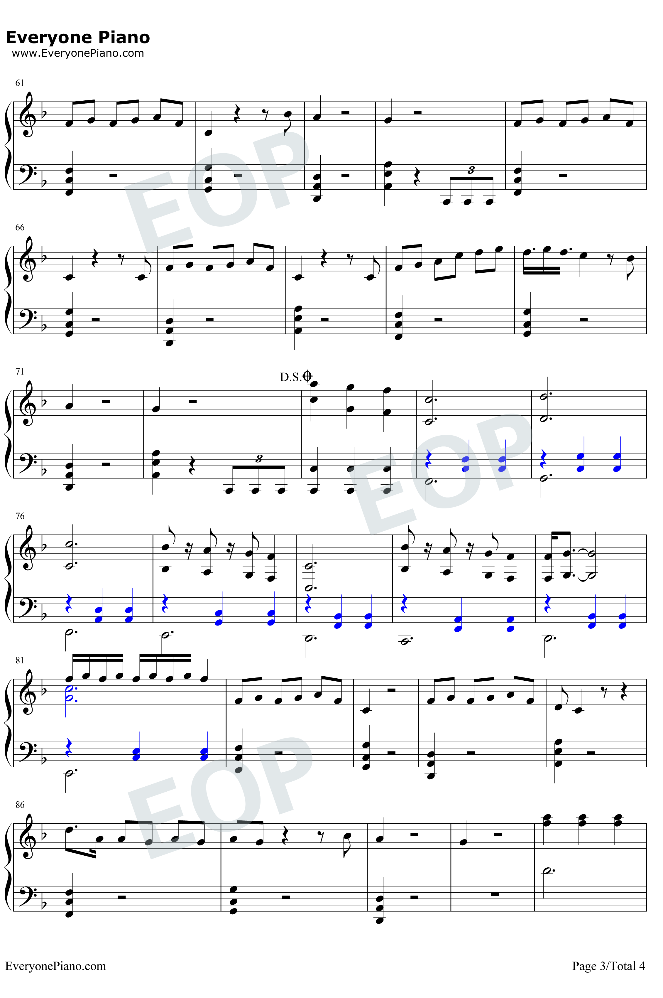 Two Fux钢琴谱-Adam Lambert3