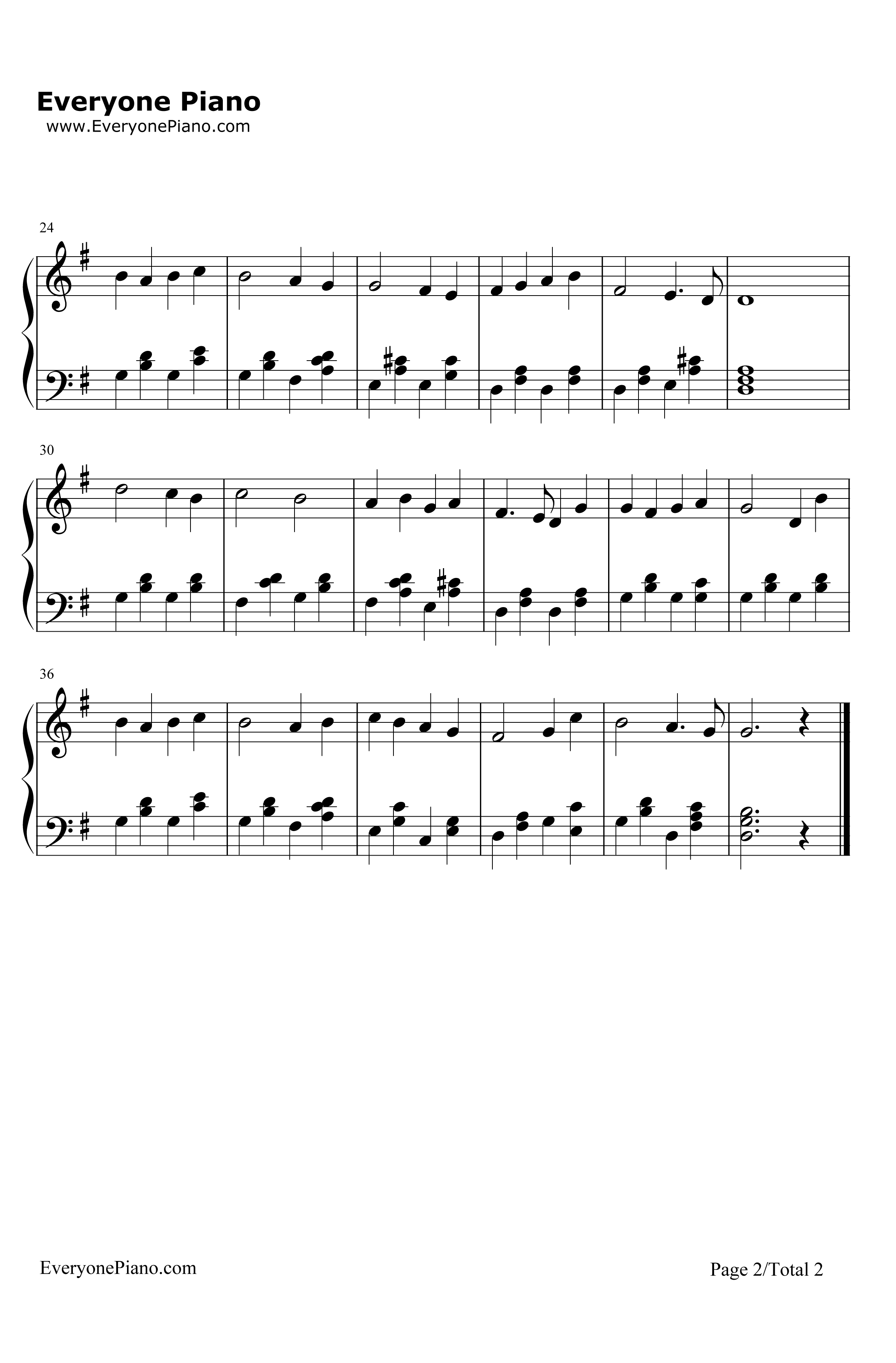 来吧所有的信徒们钢琴谱-玛丽亚·凯莉Mariah Carey-圣诞歌曲2
