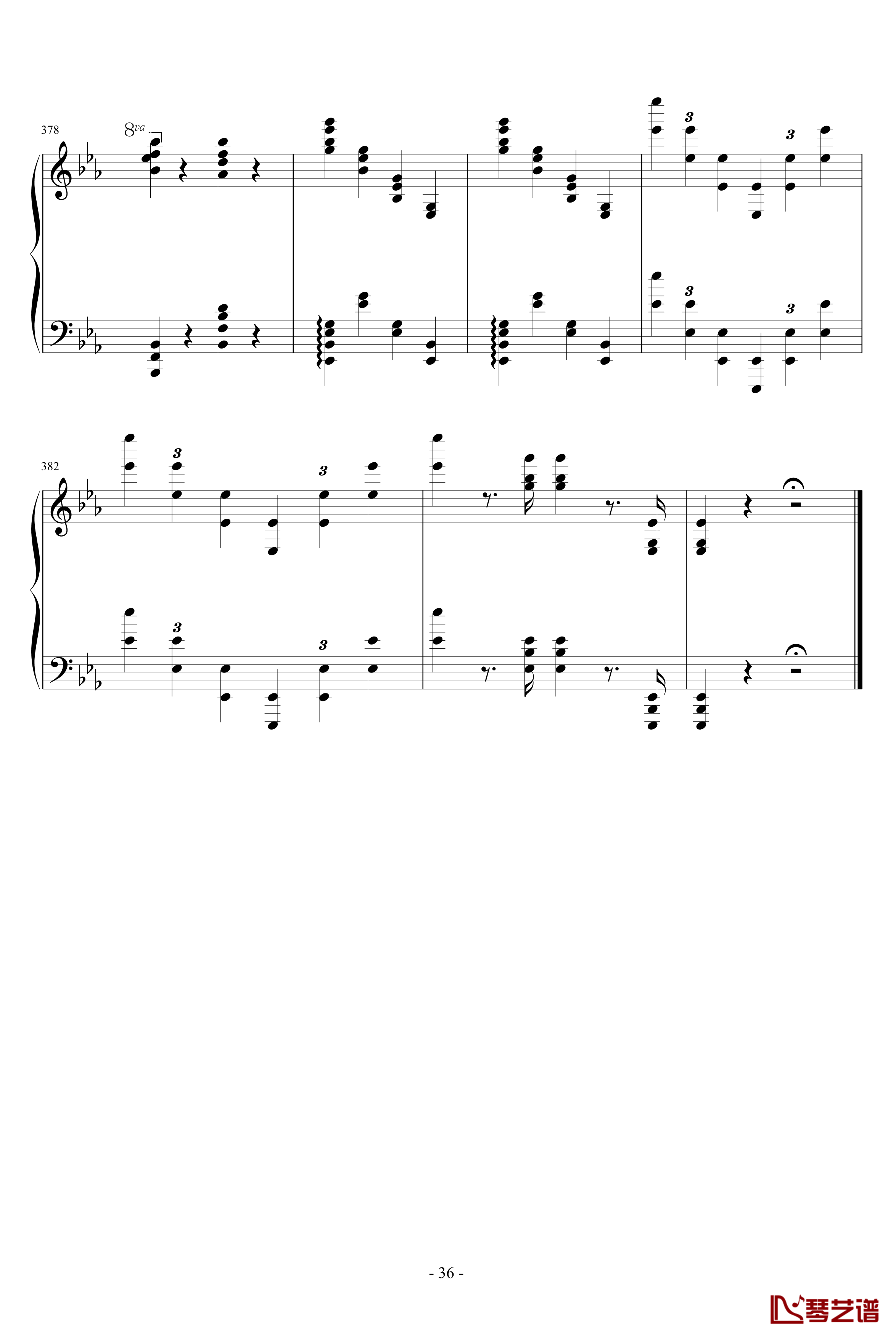 诺玛的回忆钢琴谱-十大最难钢琴曲之一-李斯特36