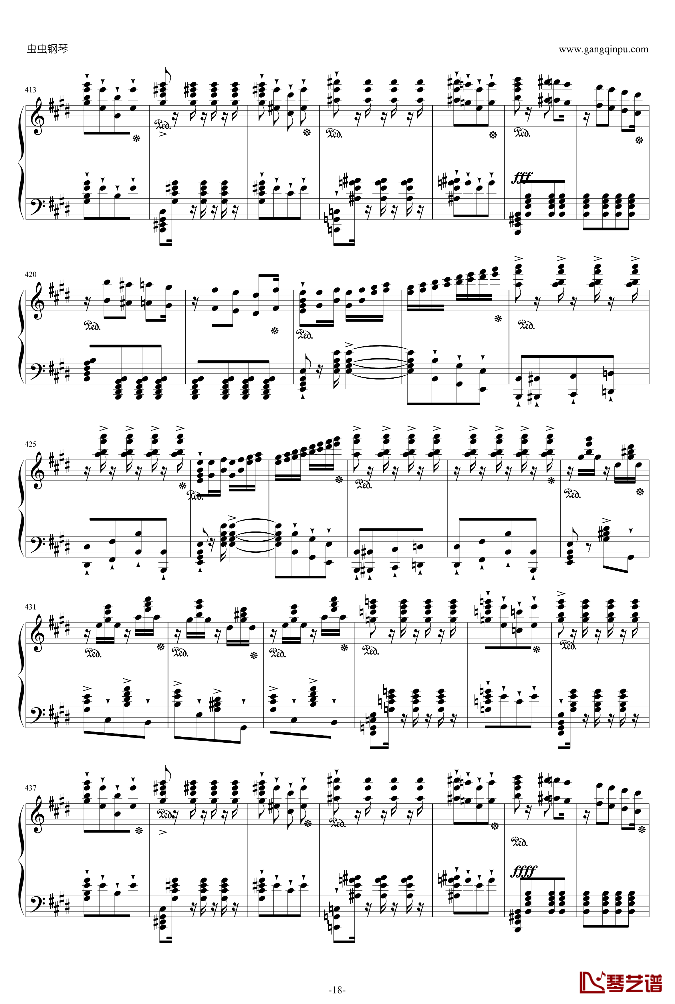 威廉·退尔序曲钢琴谱-李斯特S.55218