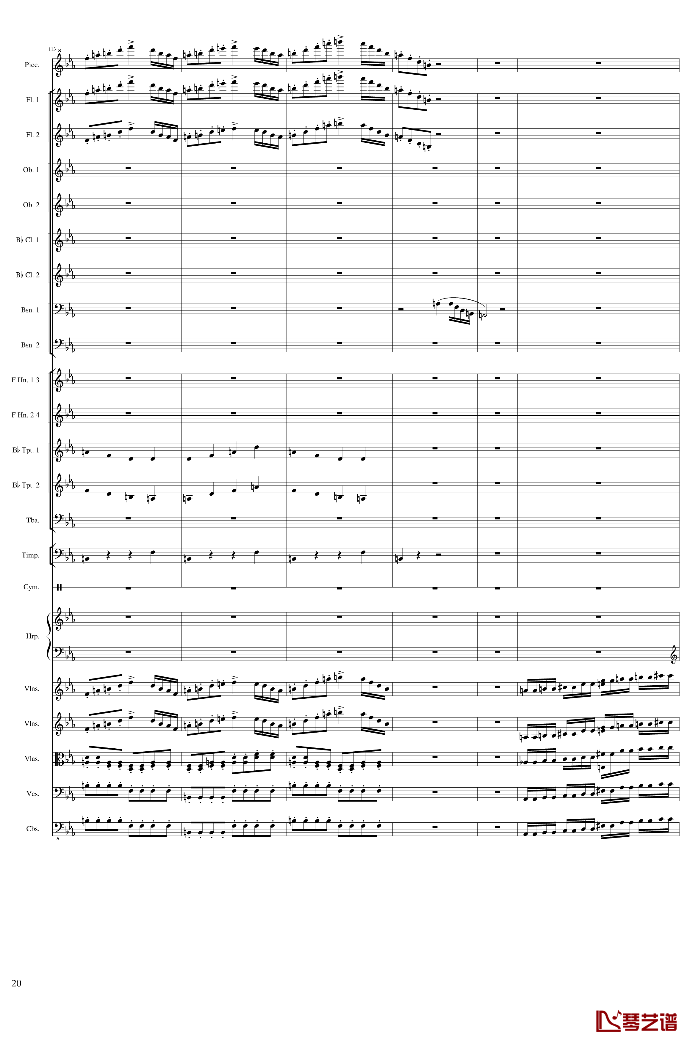 Symphonic Poem No.2, Op.65钢琴谱-一个球20