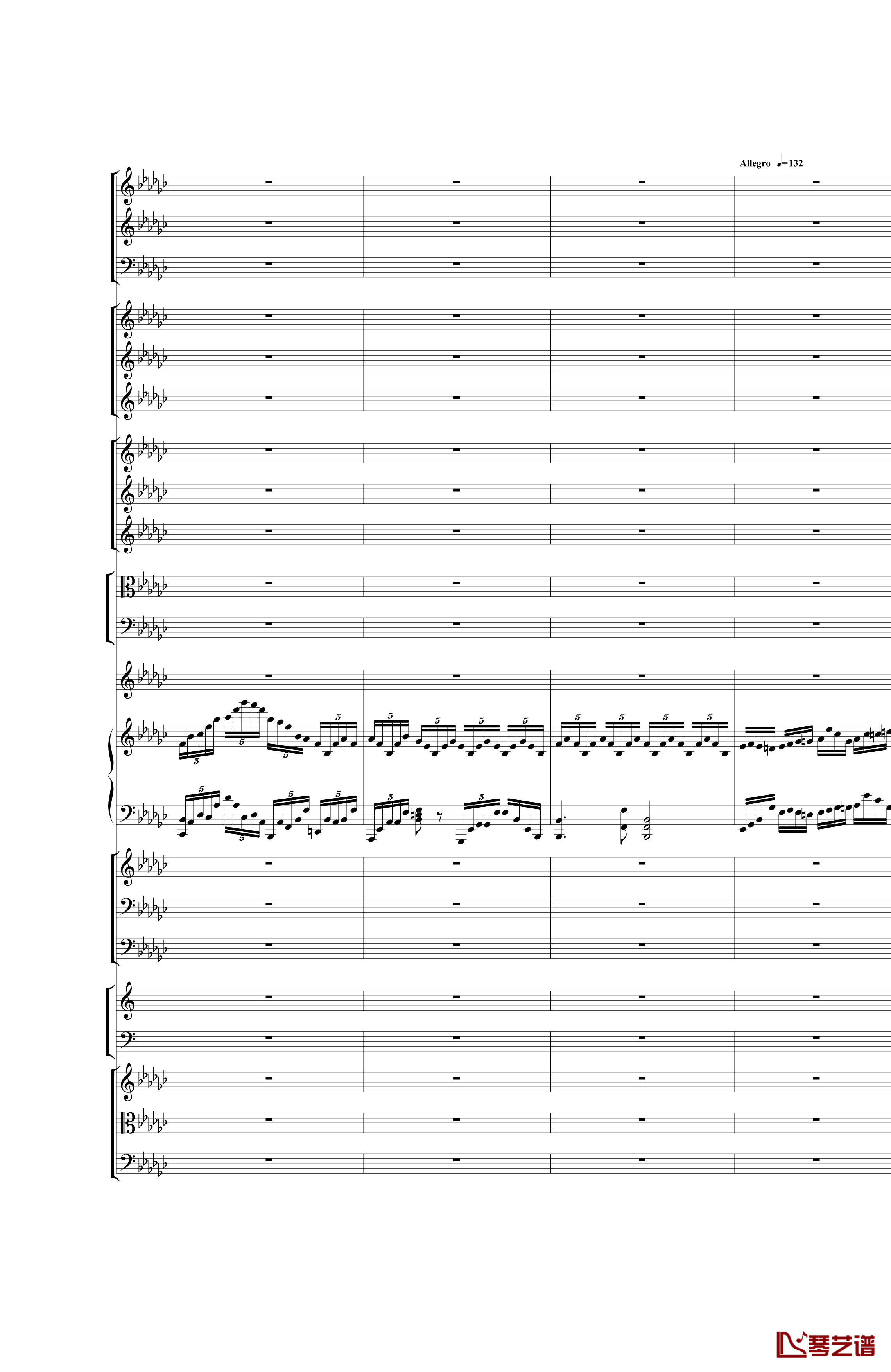 Piano Concerto No.3 in E Flat minor钢琴谱 I.Moderto-热情而辉煌15