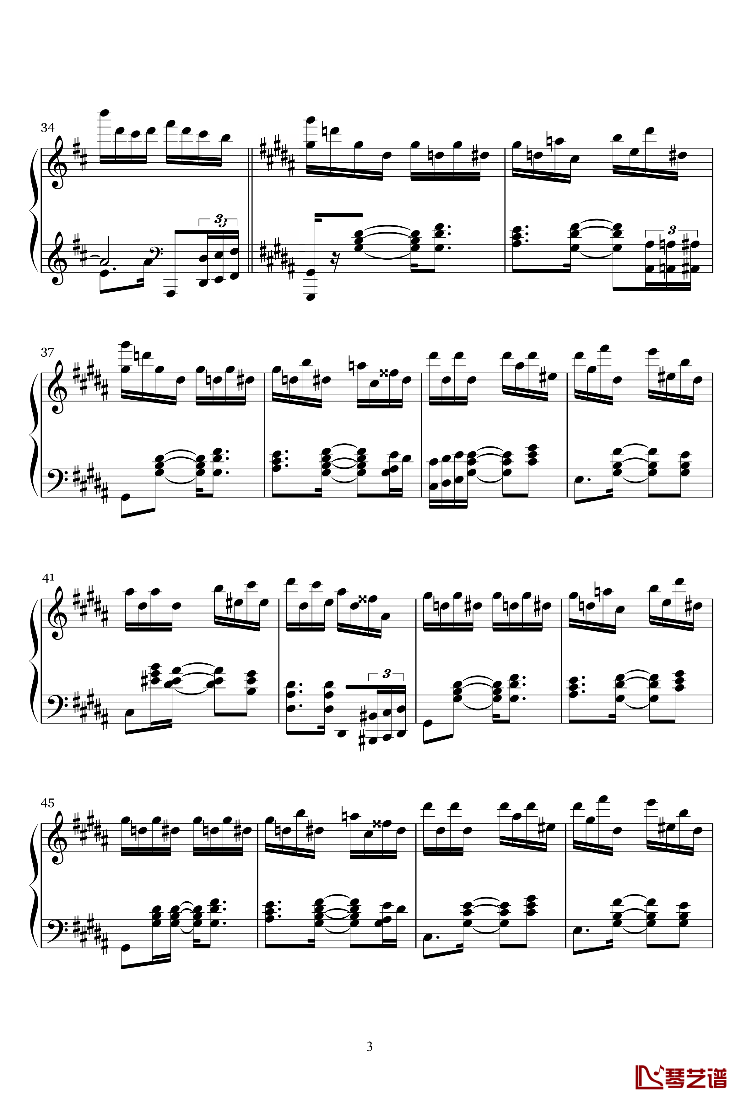 1S钢琴谱-Iokoso3