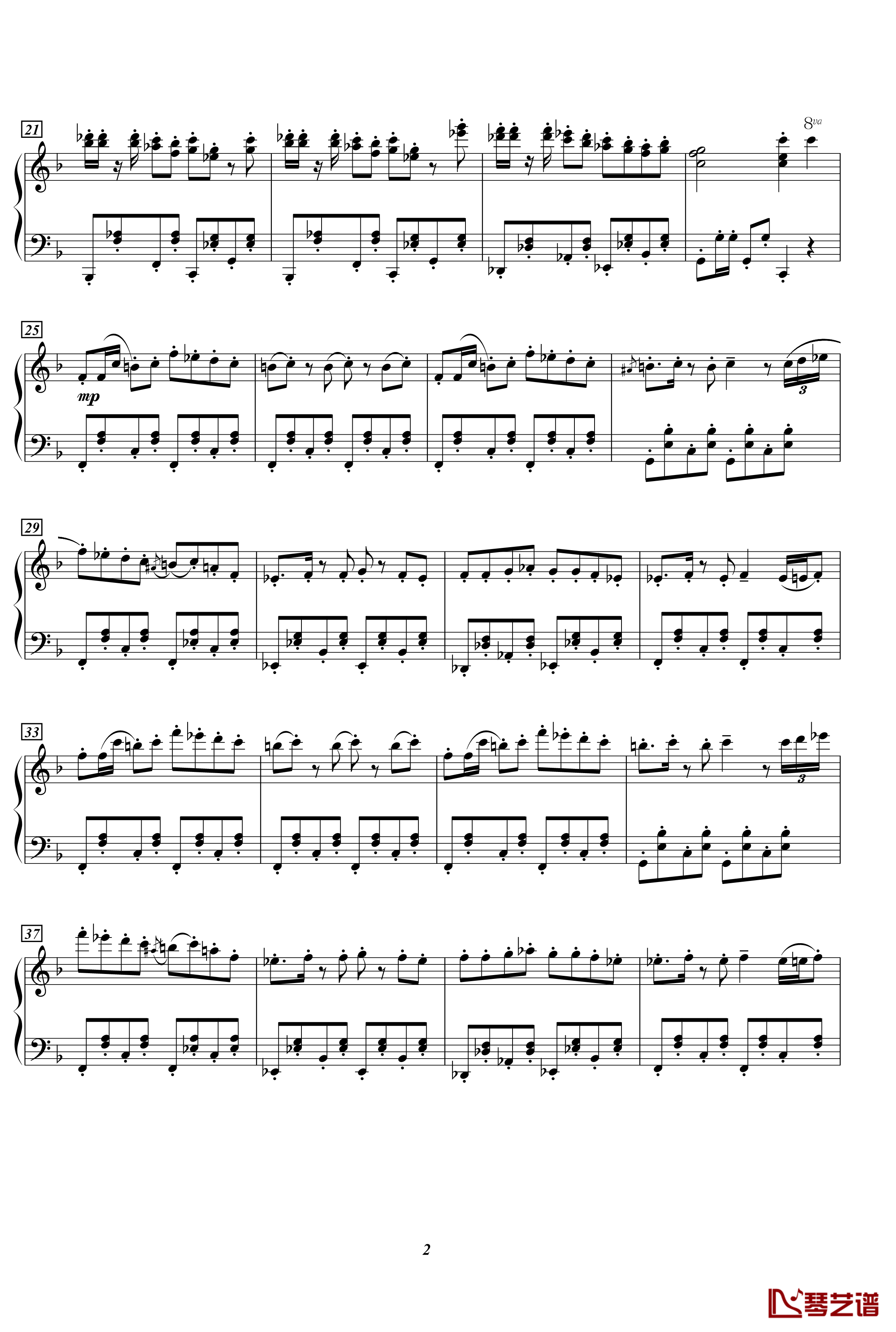 サンドキャニオン钢琴谱-10492BGM-星之卡比2
