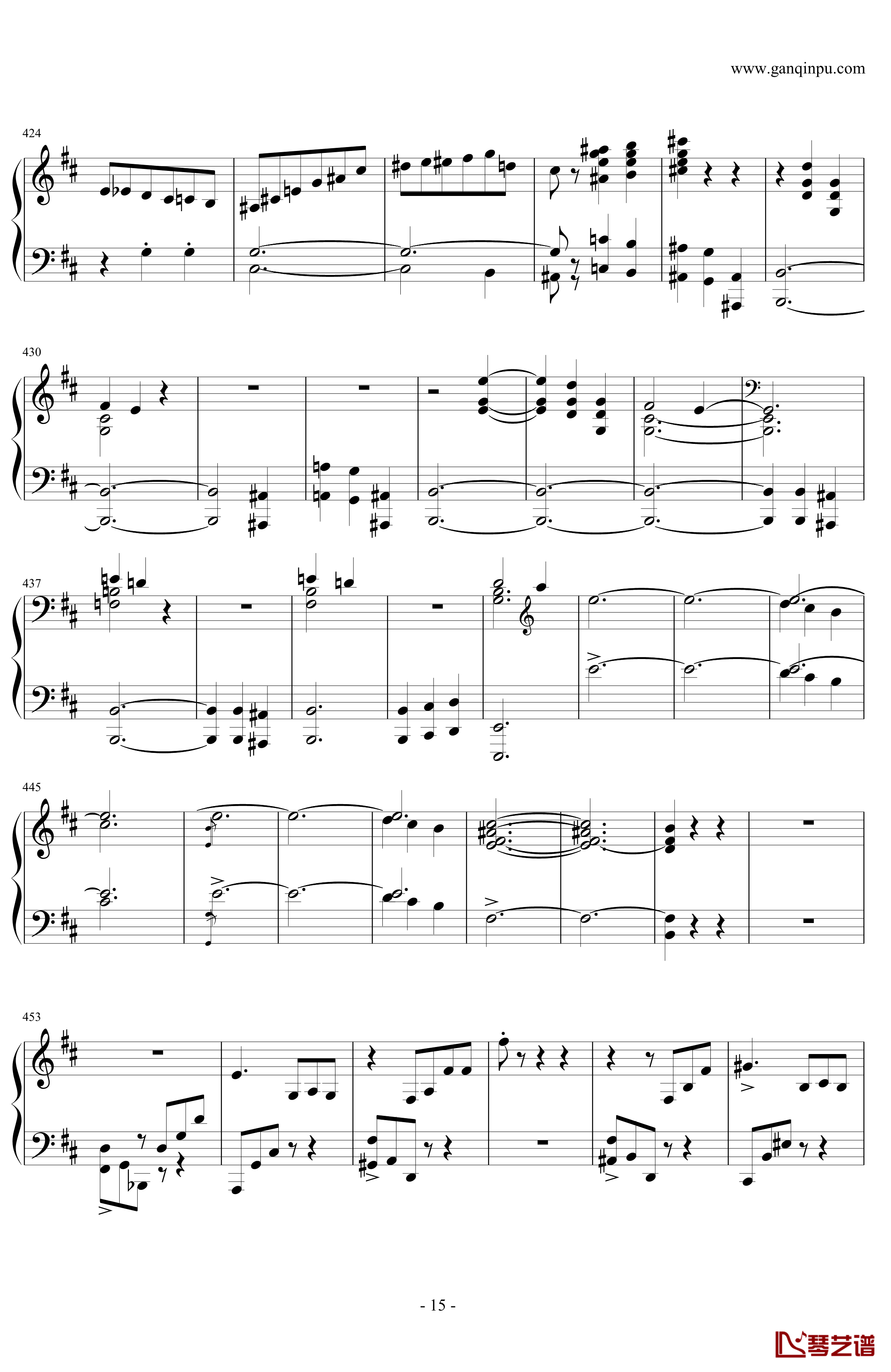 肖邦第一谐谑曲钢琴谱-肖邦-chopin15