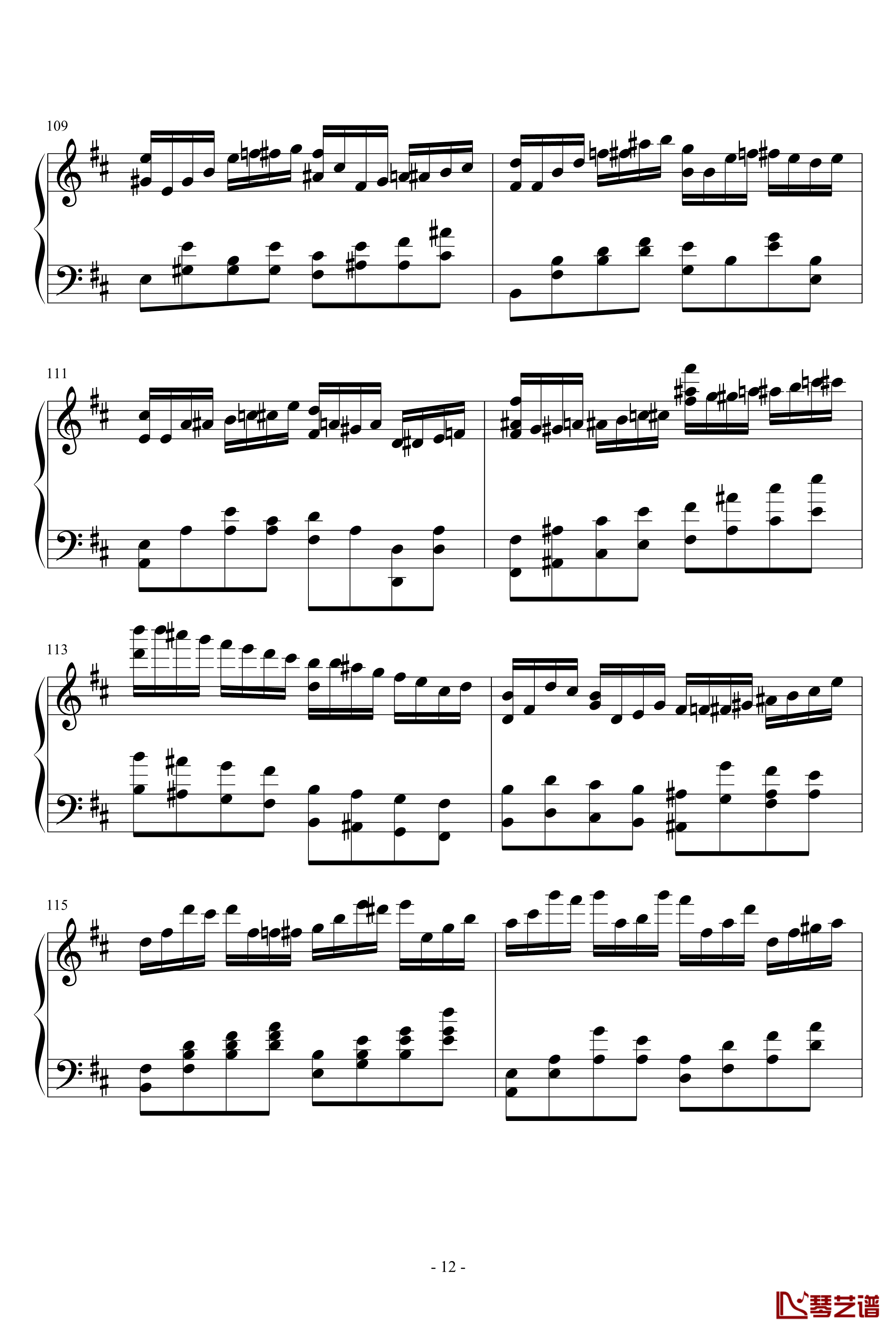 半音阶练习组曲钢琴谱-as213412