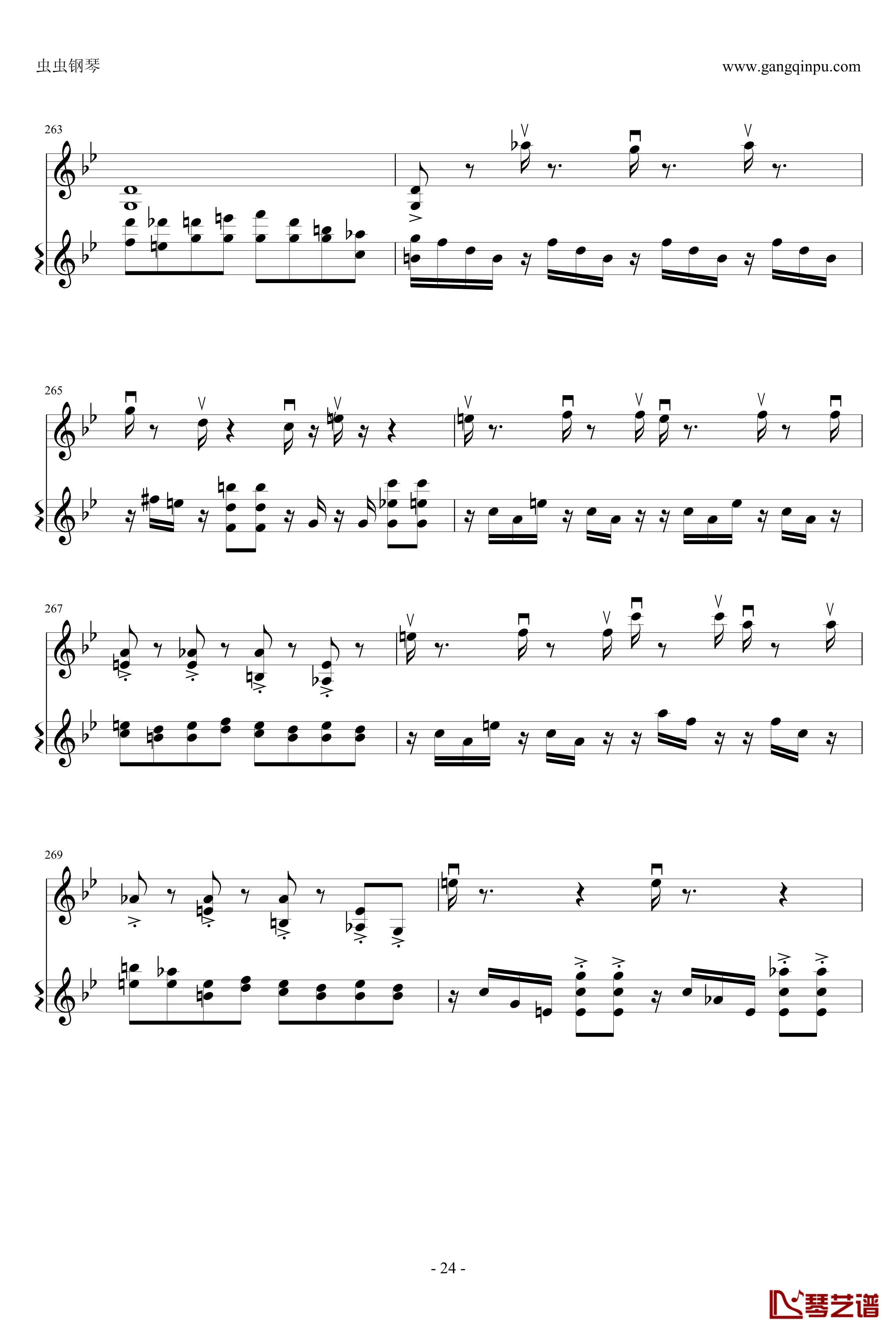 意大利国歌钢琴谱-变奏曲修改版-DXF24