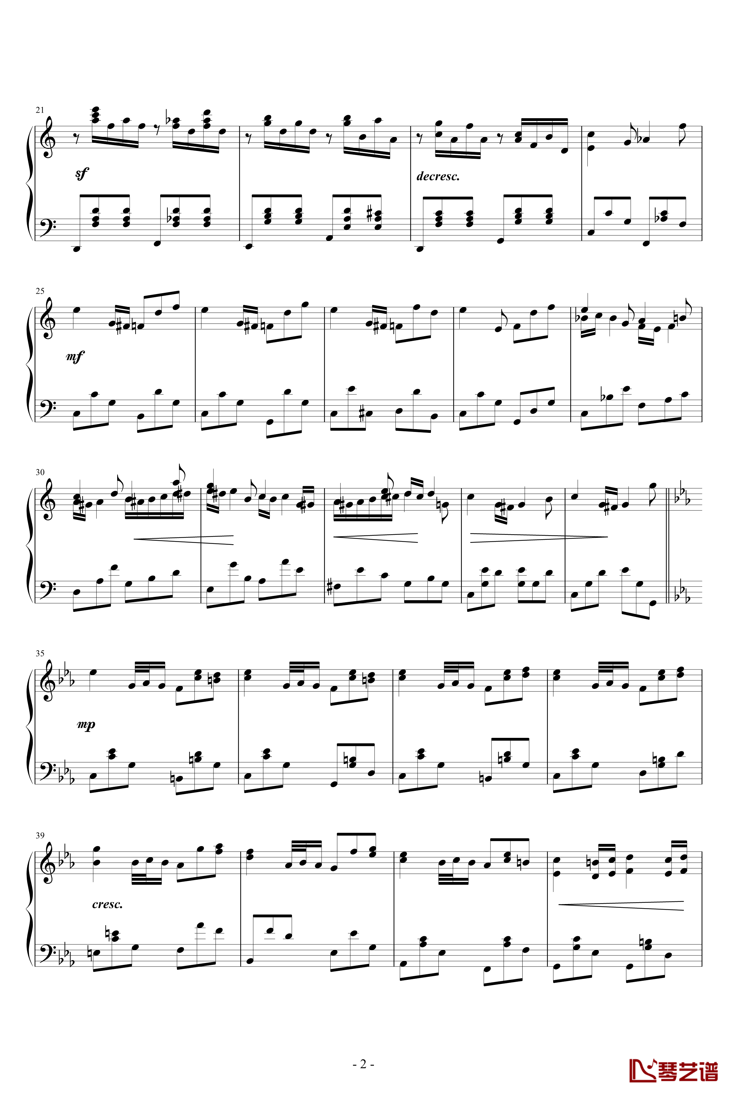 M.Sunday钢琴谱-乐侠2
