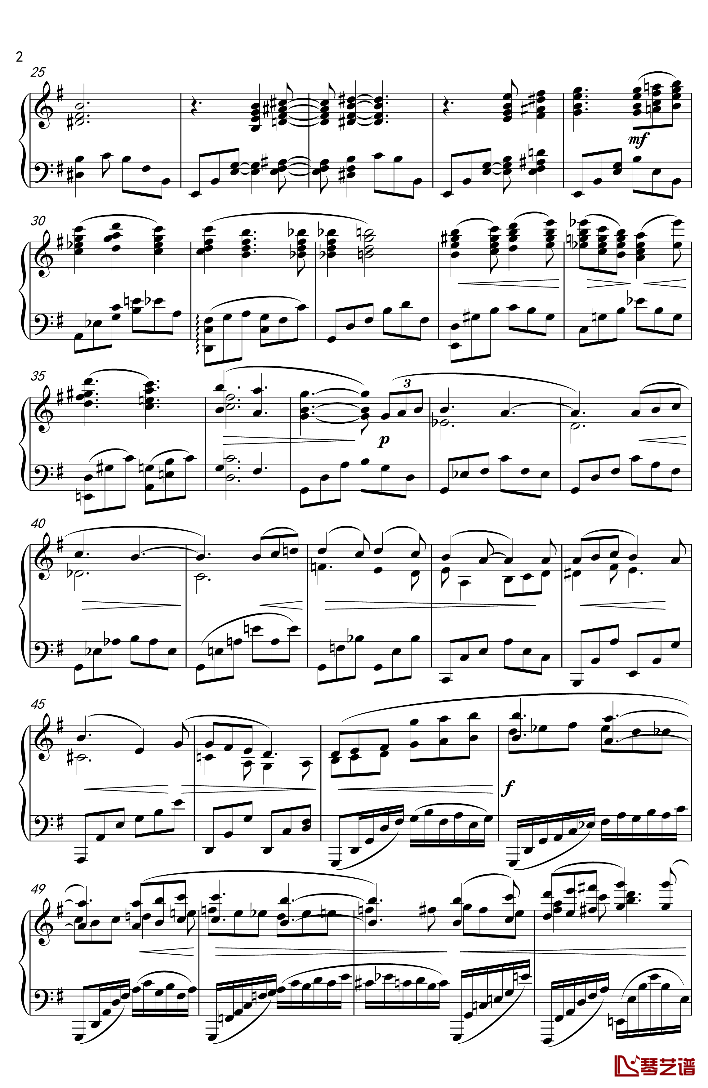 幻想曲钢琴谱-钢琴曲4首，Op3no3-榕剑2