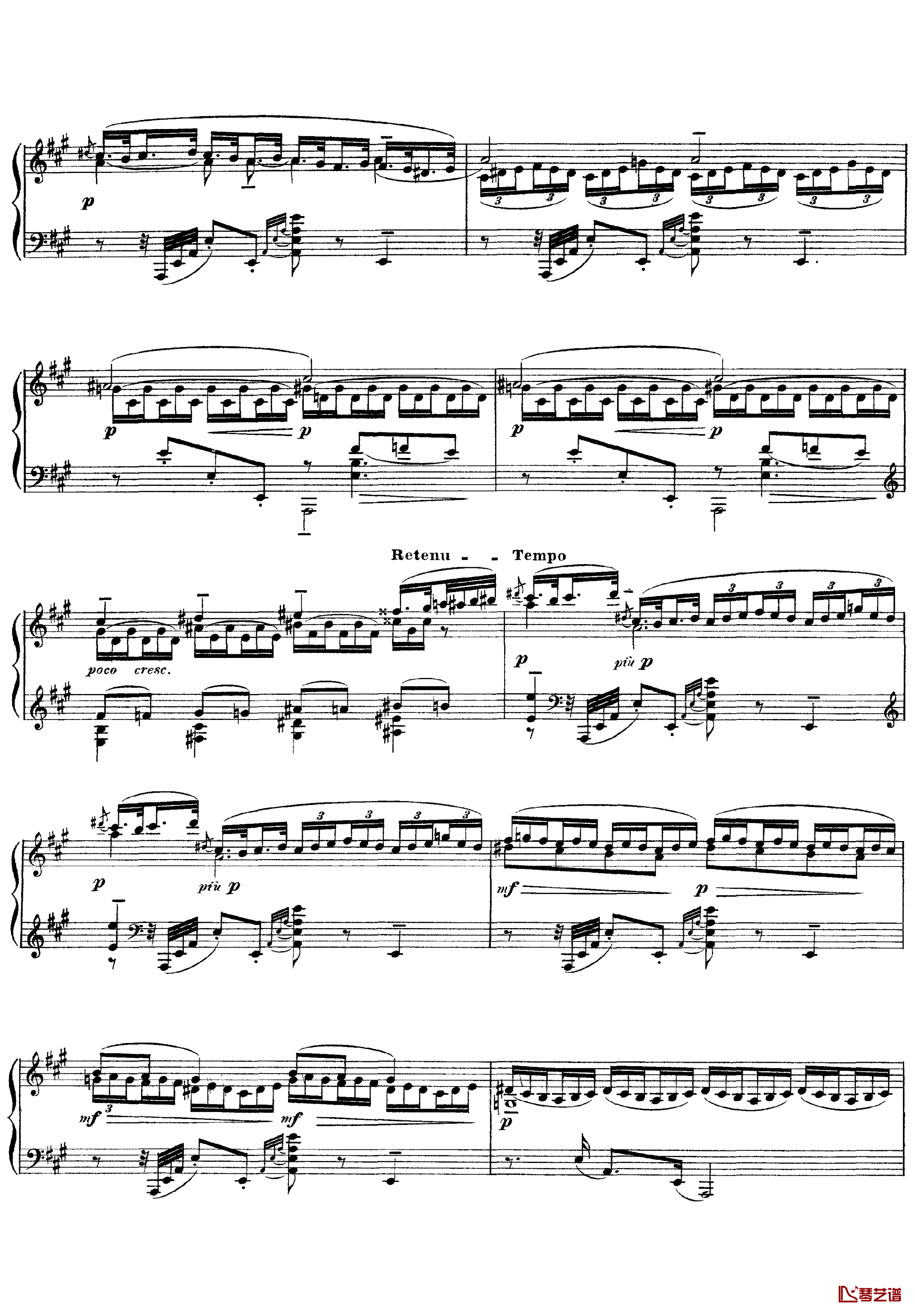 欢乐岛钢琴谱-德彪西2