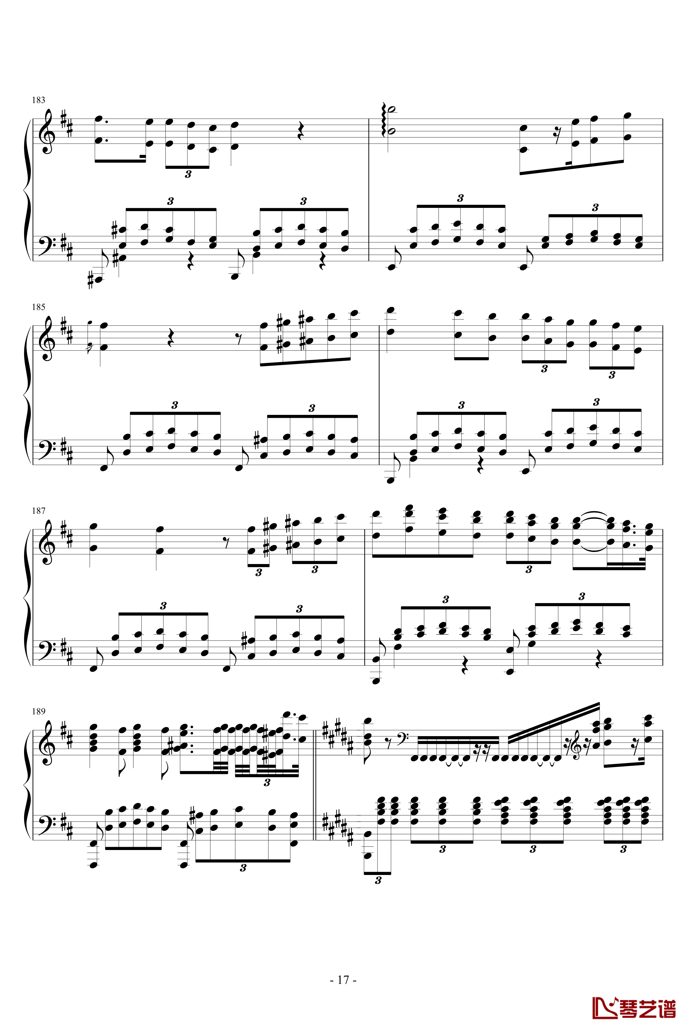 诺玛的回忆钢琴谱-十大最难钢琴曲之一-李斯特17