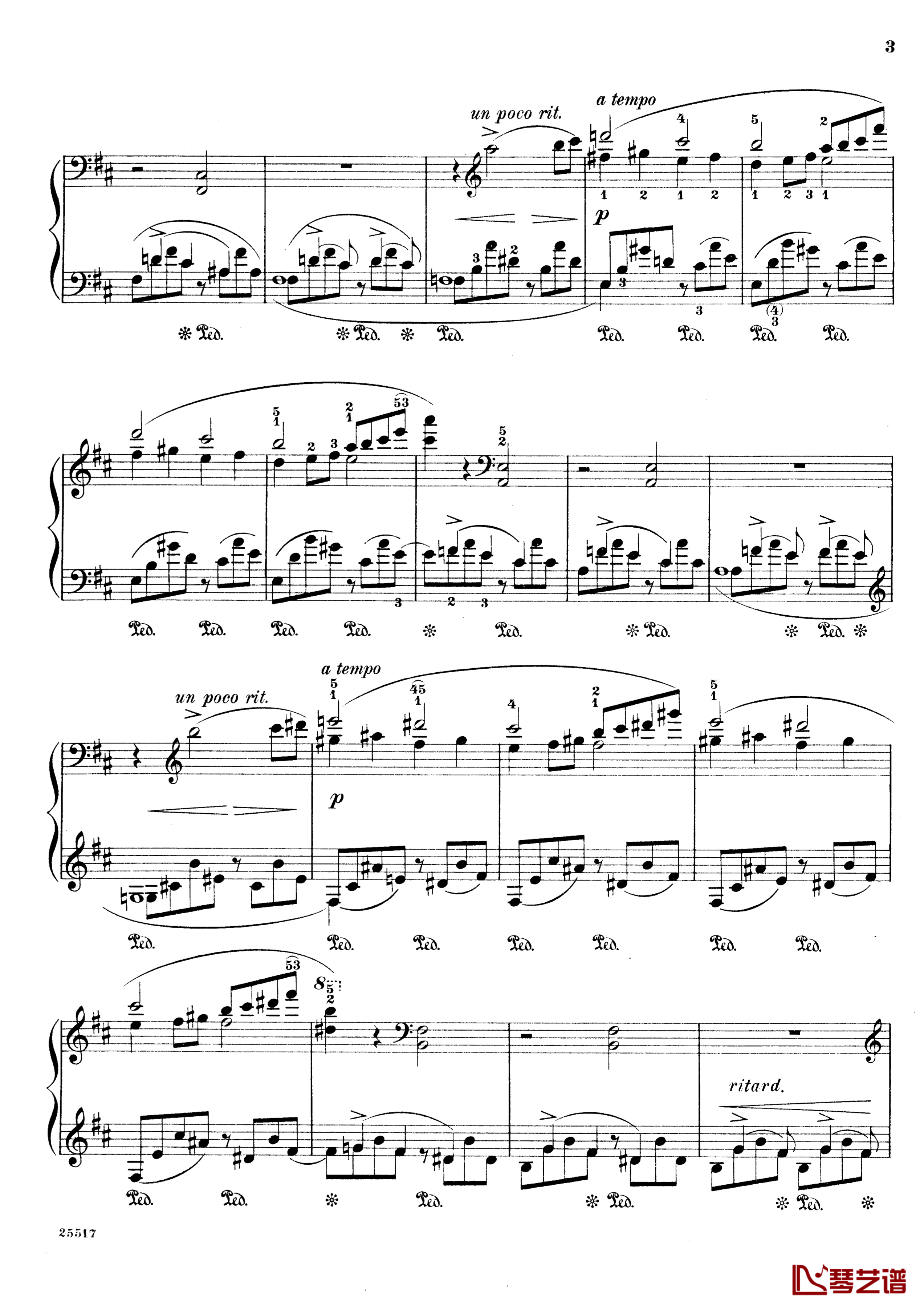 b小调夜曲Op.20No.1钢琴谱-斯甘巴蒂3