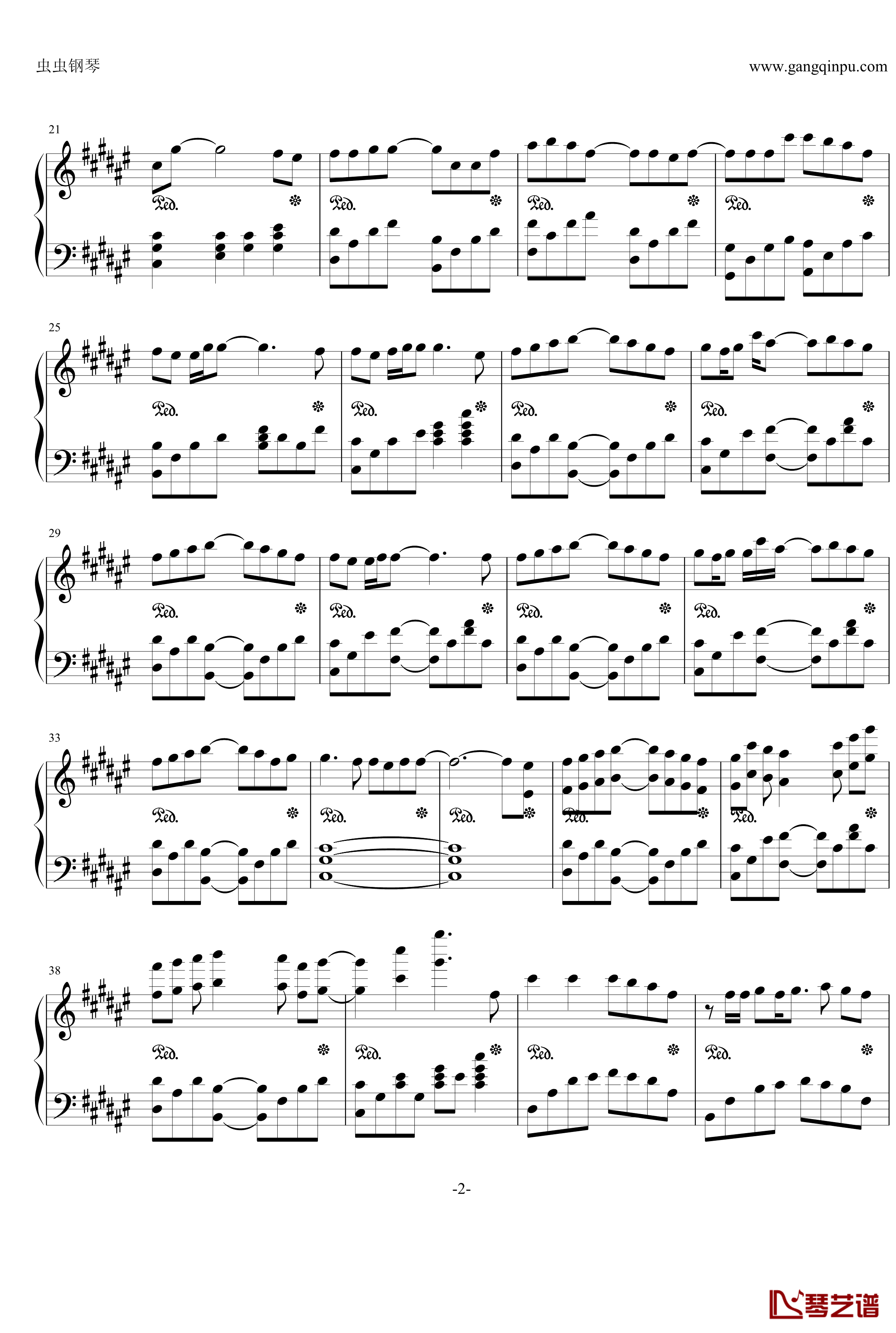バズル钢琴谱-初音ミク-初音未来2