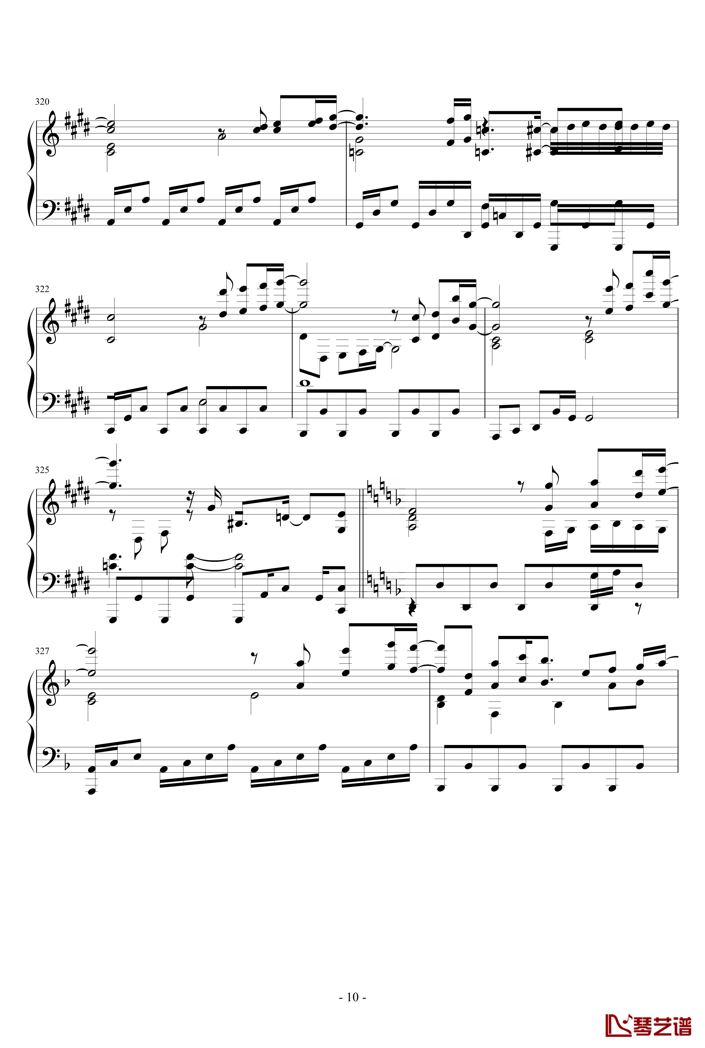 東方連奏曲II Pianoforte钢琴谱-第二部分-东方project10