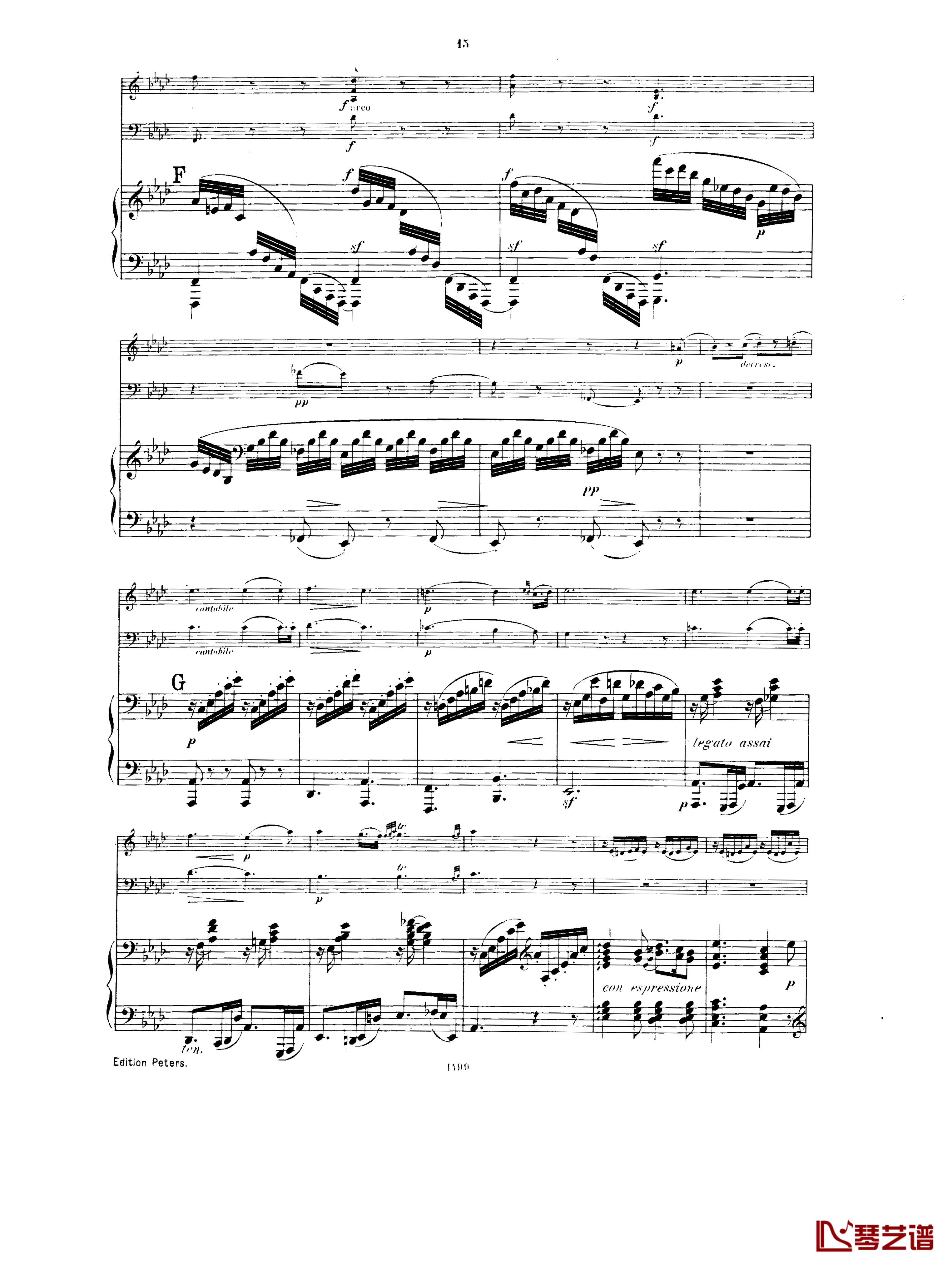  降E大调第一钢琴三重奏  Op.12钢琴谱-胡梅尔14