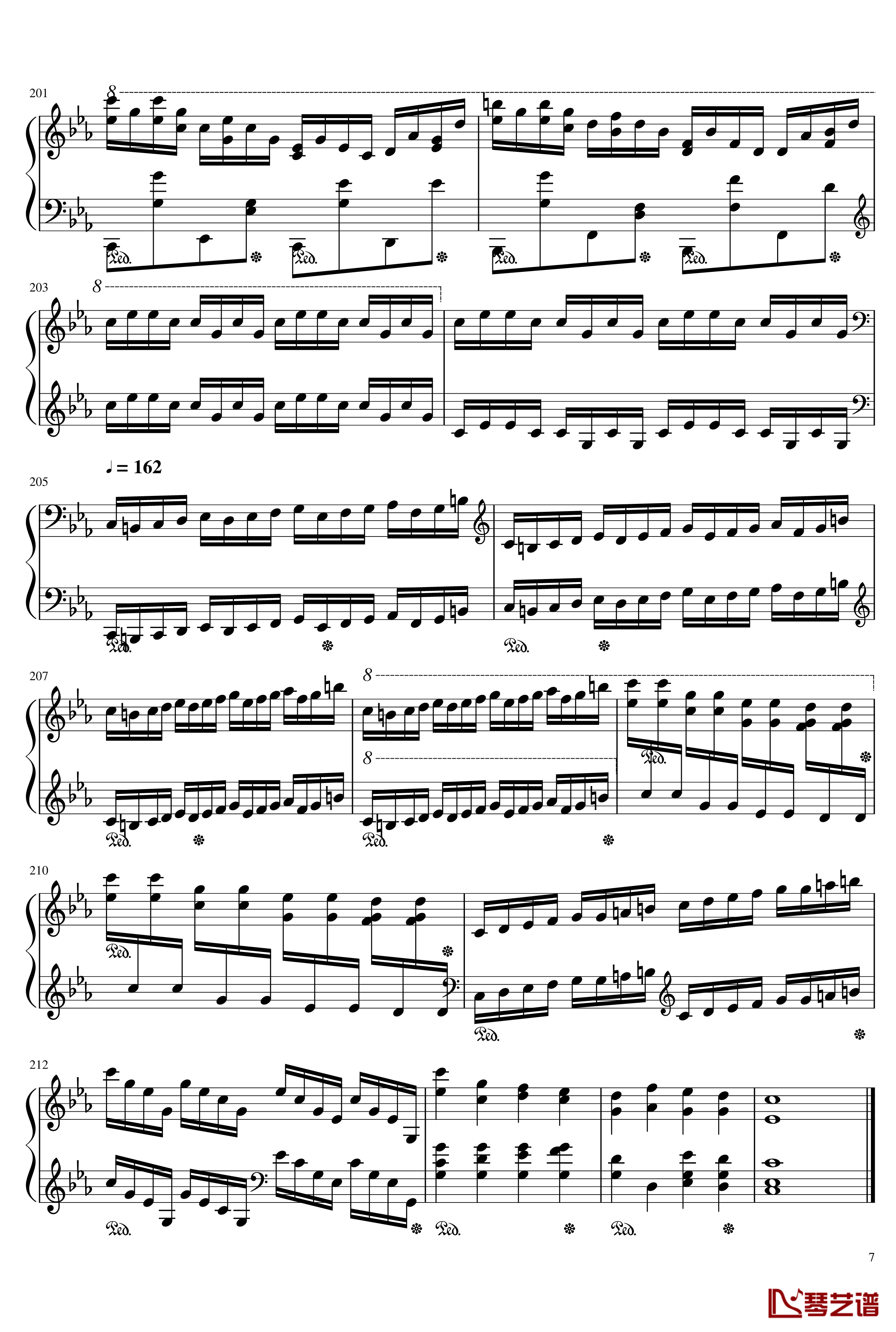 钢琴协奏曲第一乐章钢琴谱-Ice-KUN7