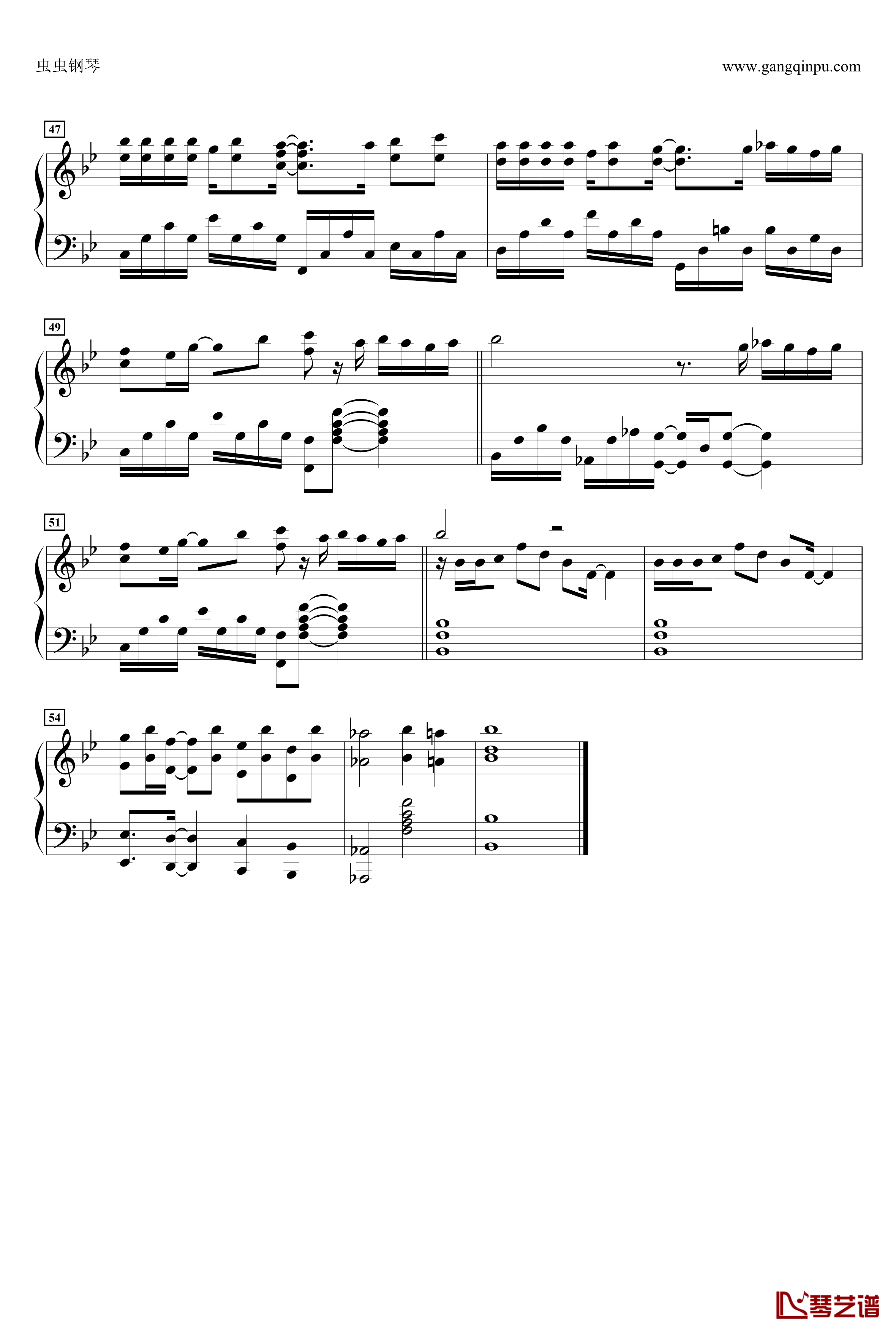 日常デコレーション钢琴谱-动漫4