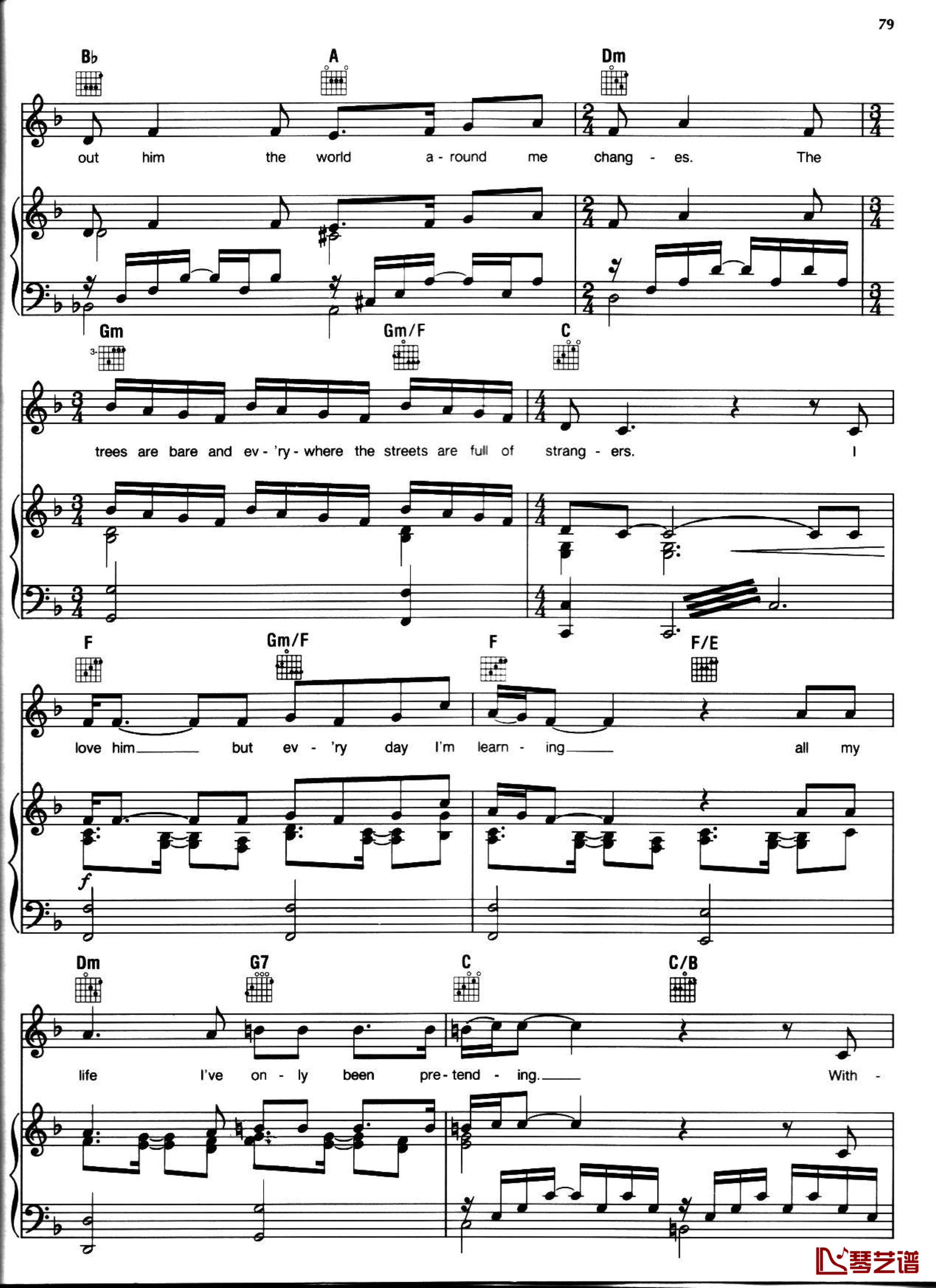 悲惨世界弹唱谱全集钢琴谱-Les Miserables80
