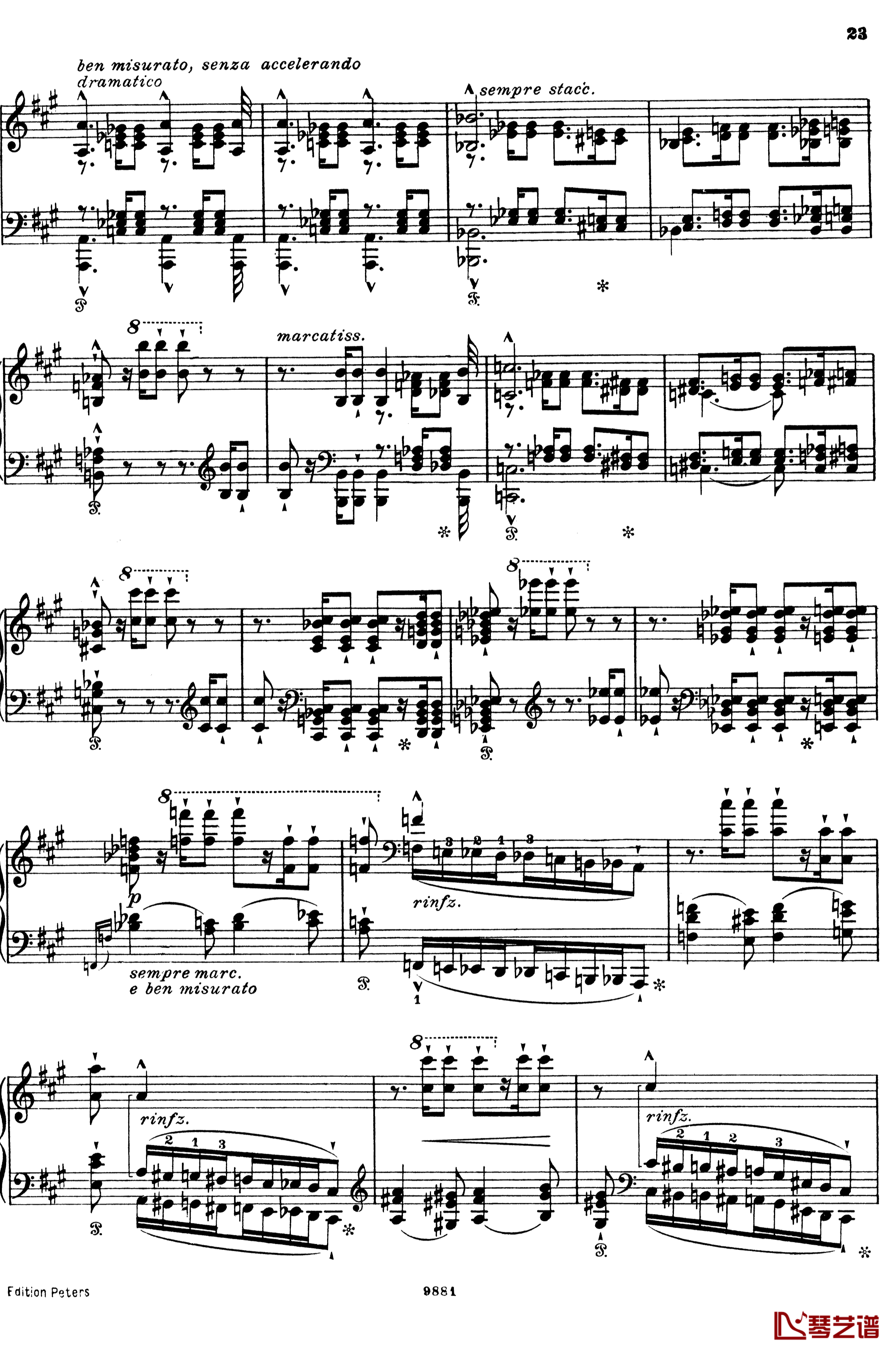 唐璜的回忆钢琴谱-李斯特 S.418-李斯特23
