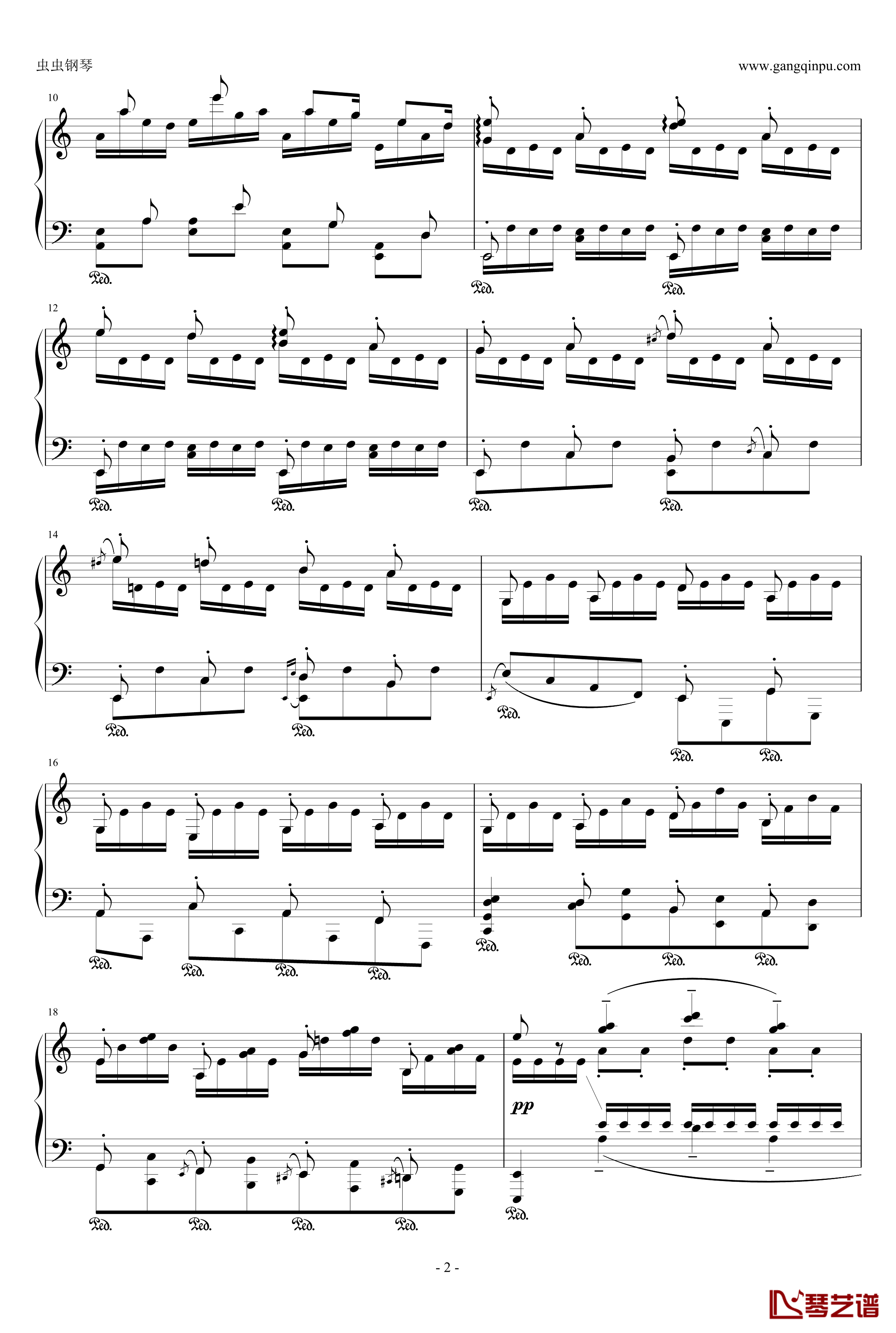 爪哇组曲钢琴谱-戈多夫斯基2