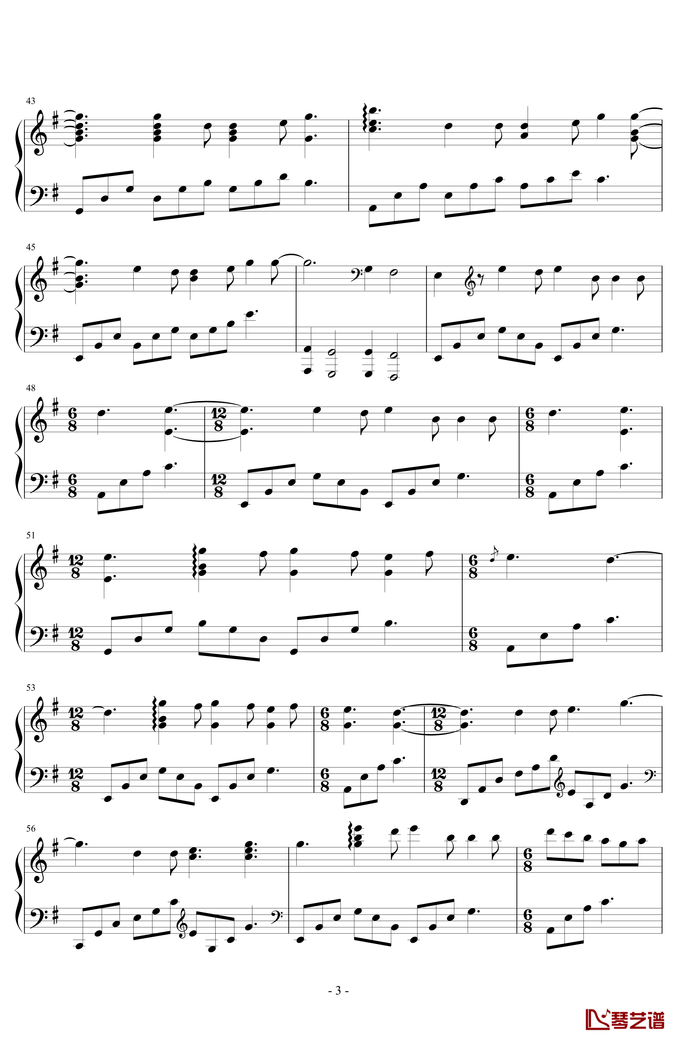 Despacito钢琴谱-PianoVito3