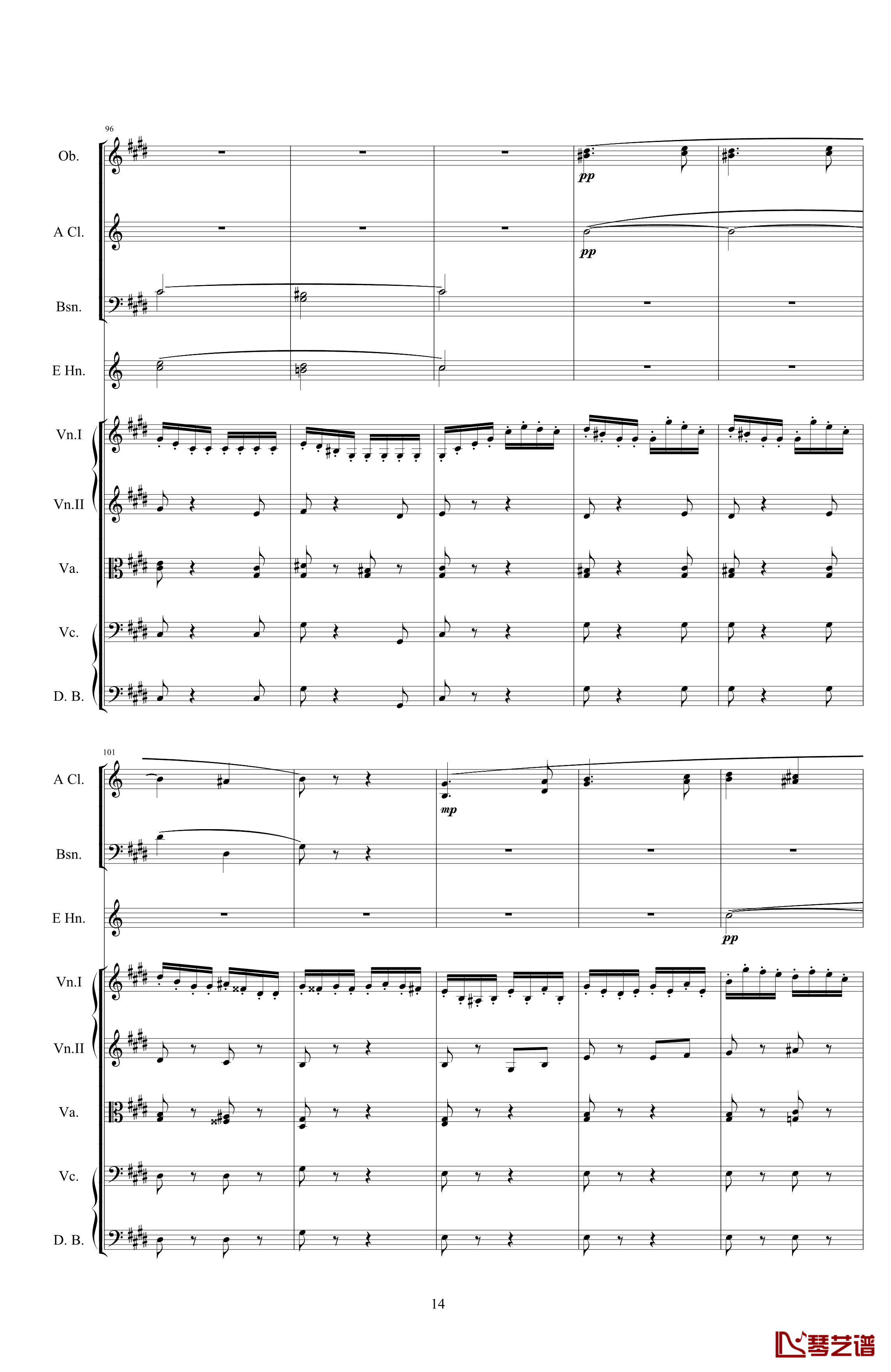 威廉退尔序曲钢琴谱-原版扒谱-罗西尼14