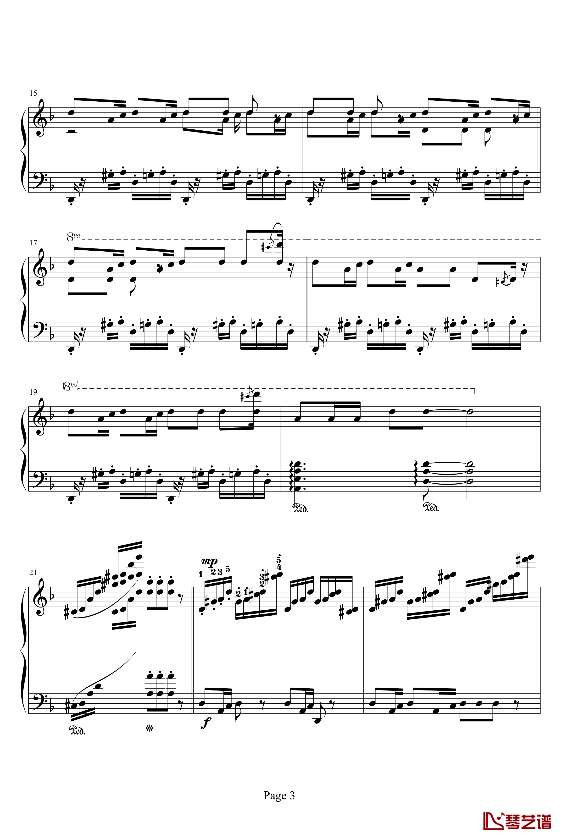 古筝曲钢琴谱-齐少凡3