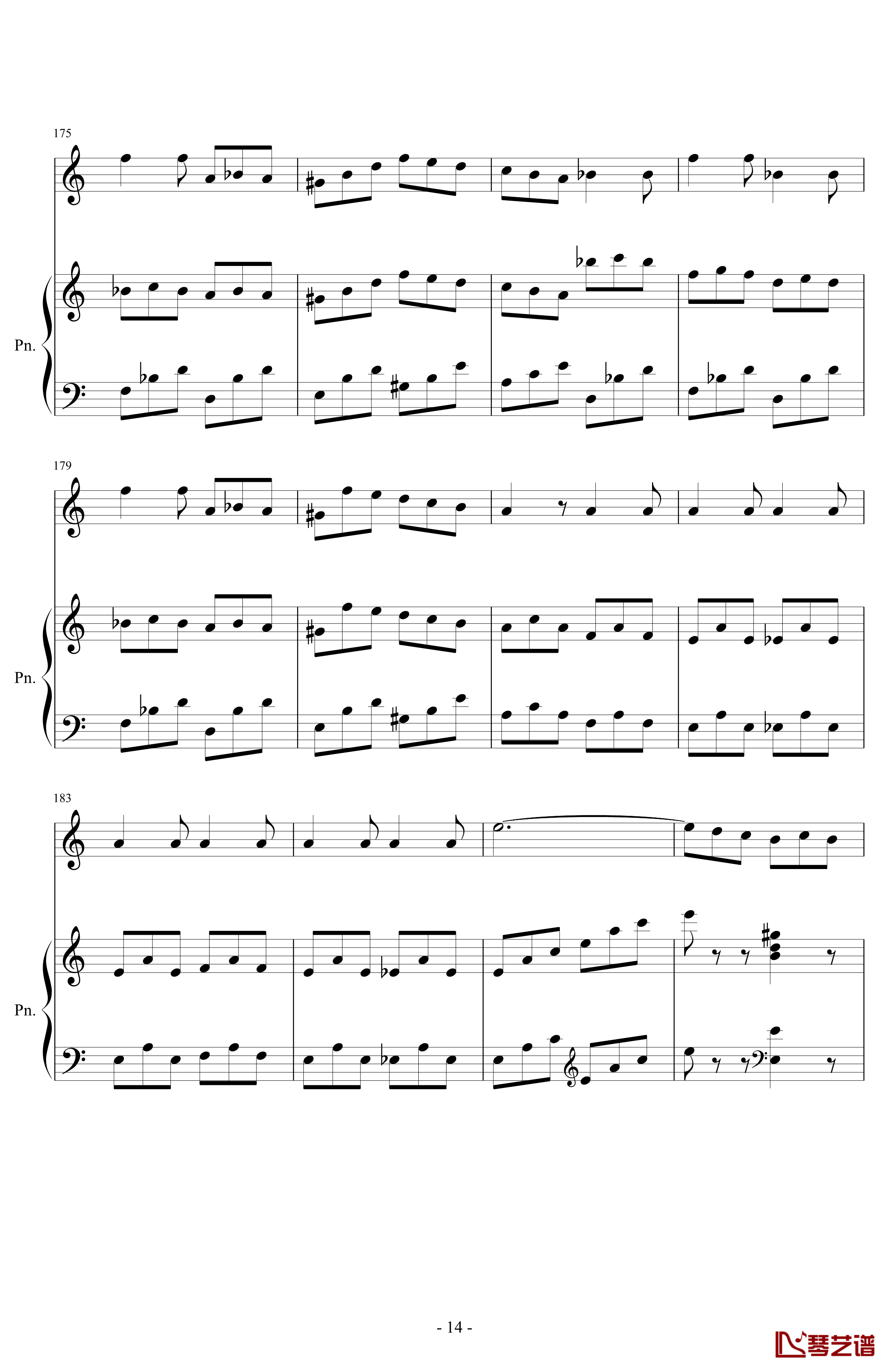 La Danza钢琴谱-Tarantella napoletana-罗西尼14