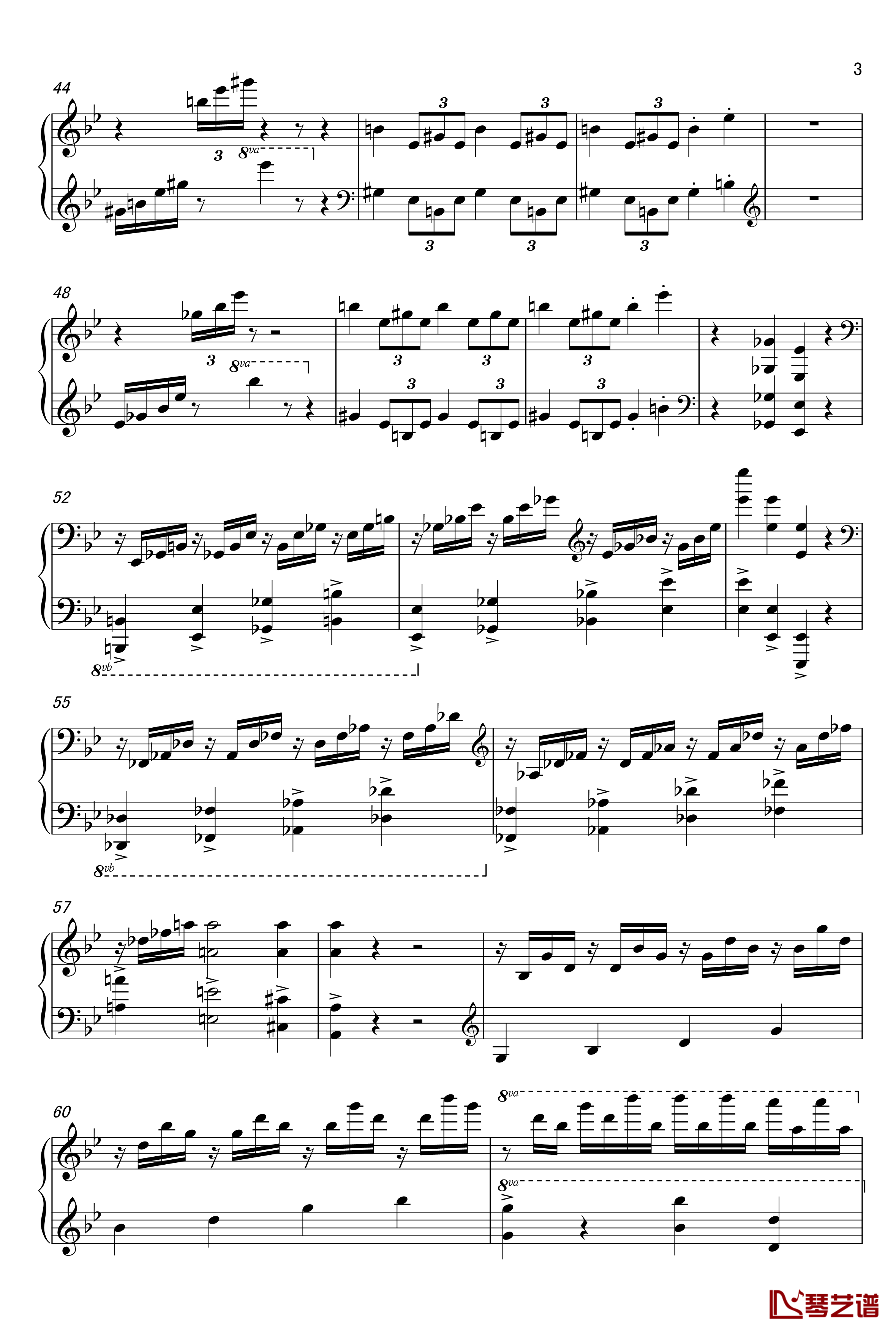 安魂曲钢琴谱-马克西姆-Maksim·Mrvica3