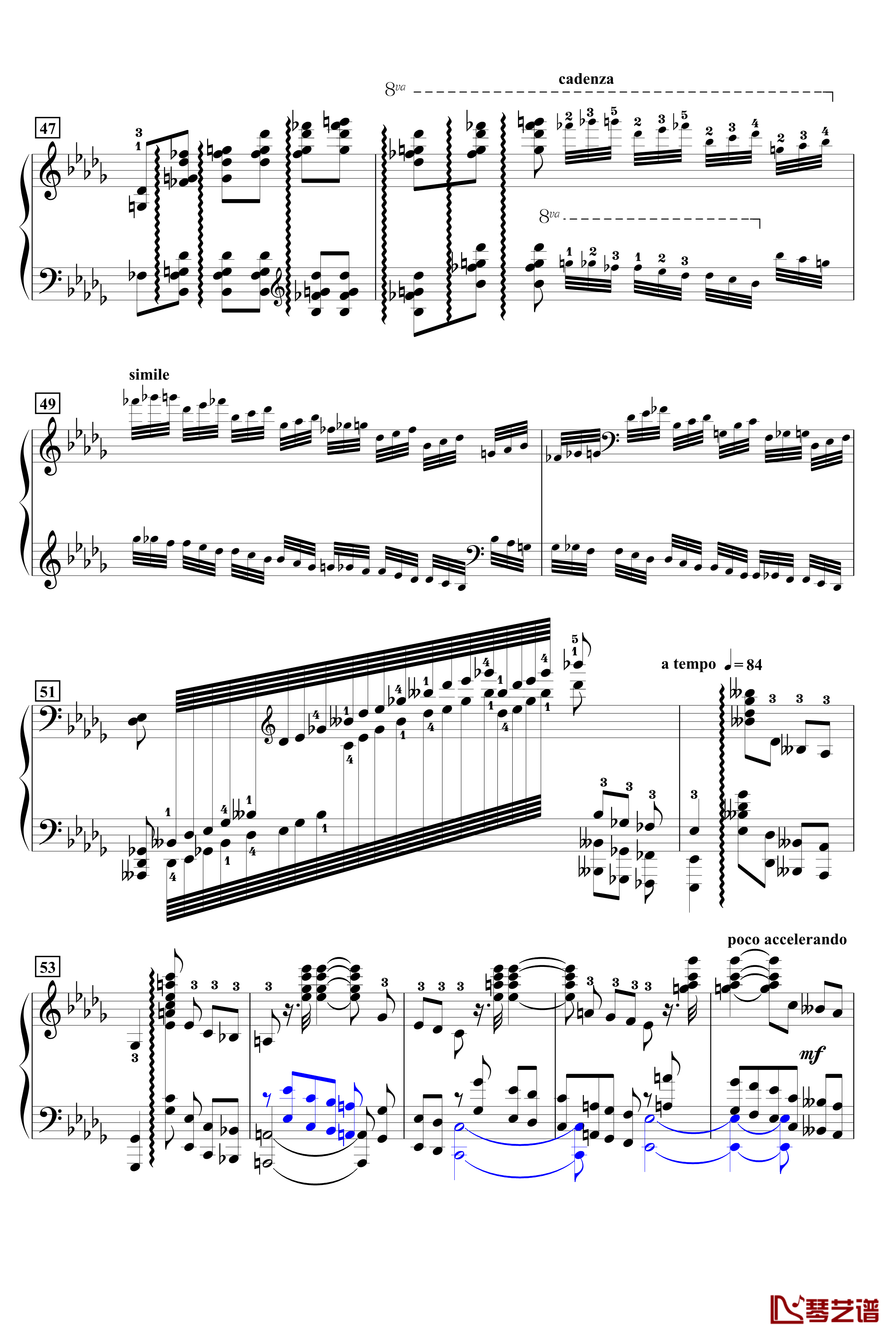 降B小调第一钢琴协奏曲钢琴谱-柴科夫斯基-Peter Ilyich Tchaikovsky4