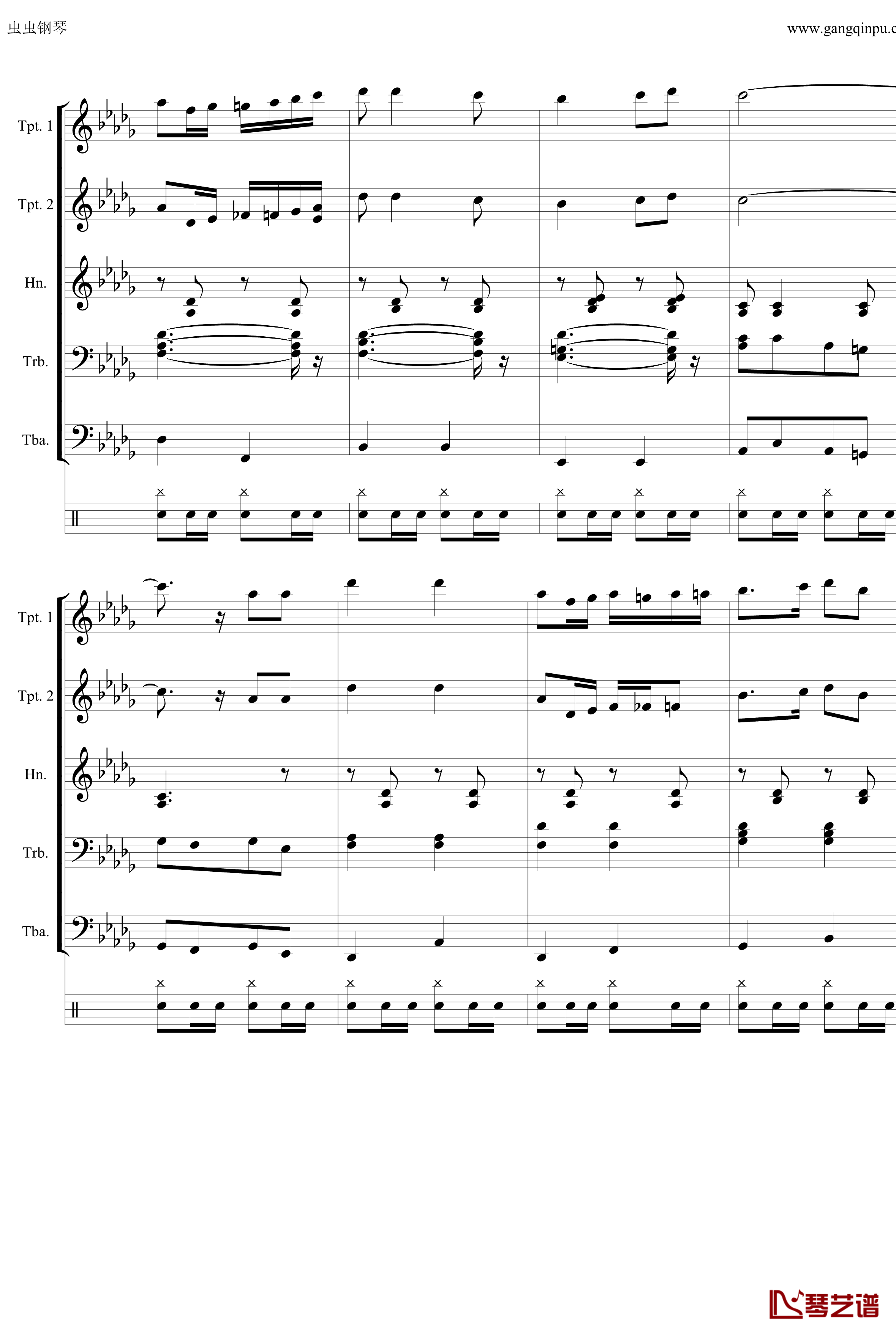 野战炮兵进行曲钢琴谱-重制版-苏萨16